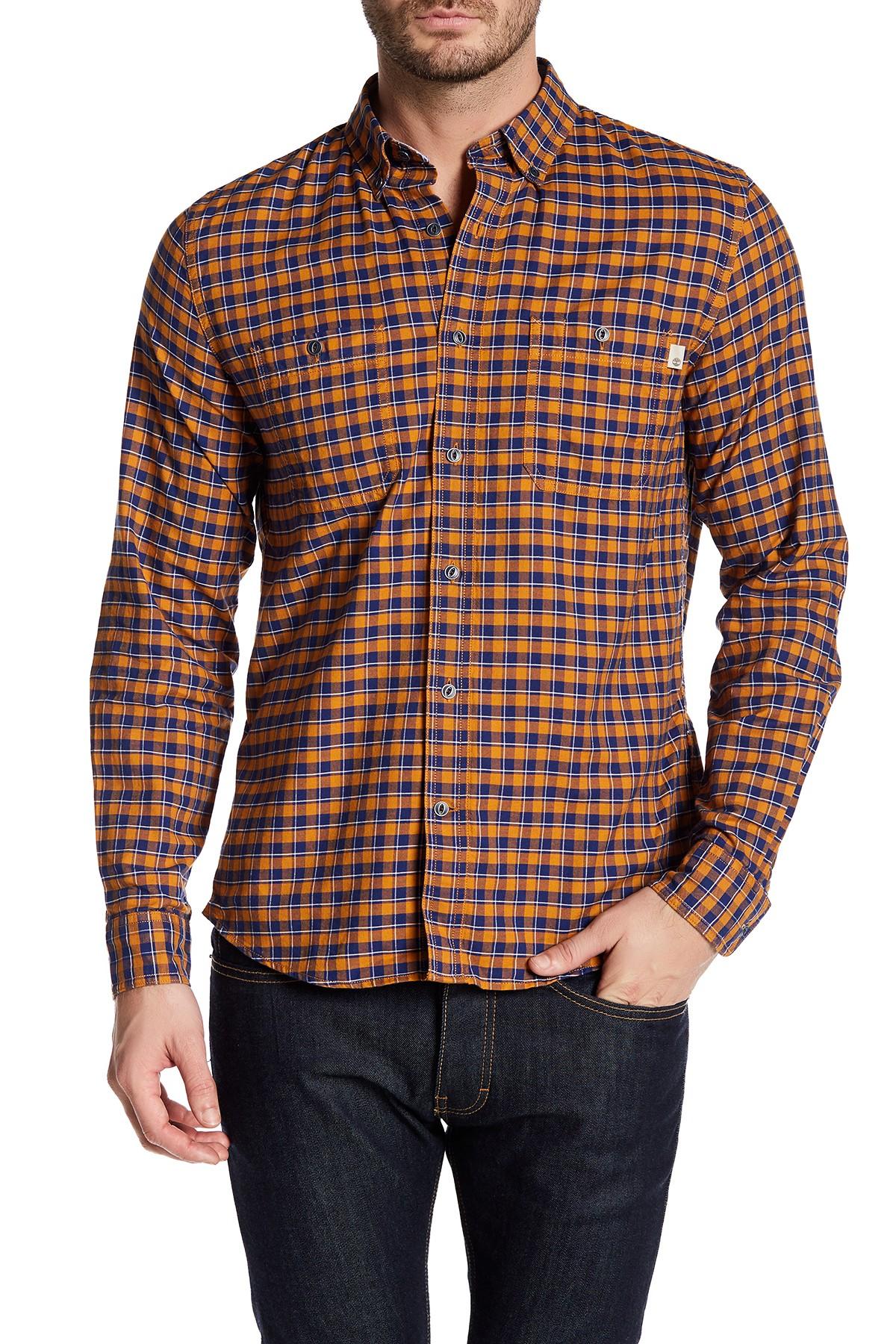 Download Lyst - Timberland Long Sleeve Button Down Slim Fit Shirt ...