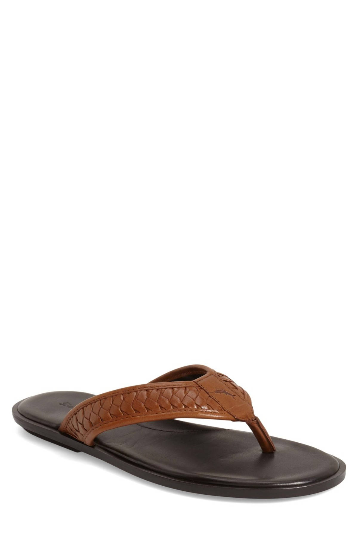 tommy bahama leather flip flops