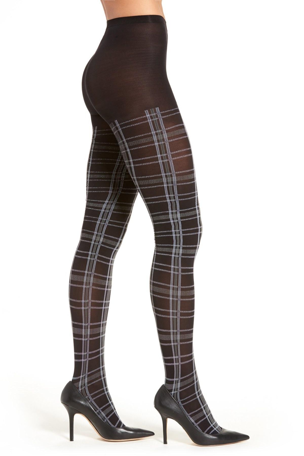 hue plaid leggings