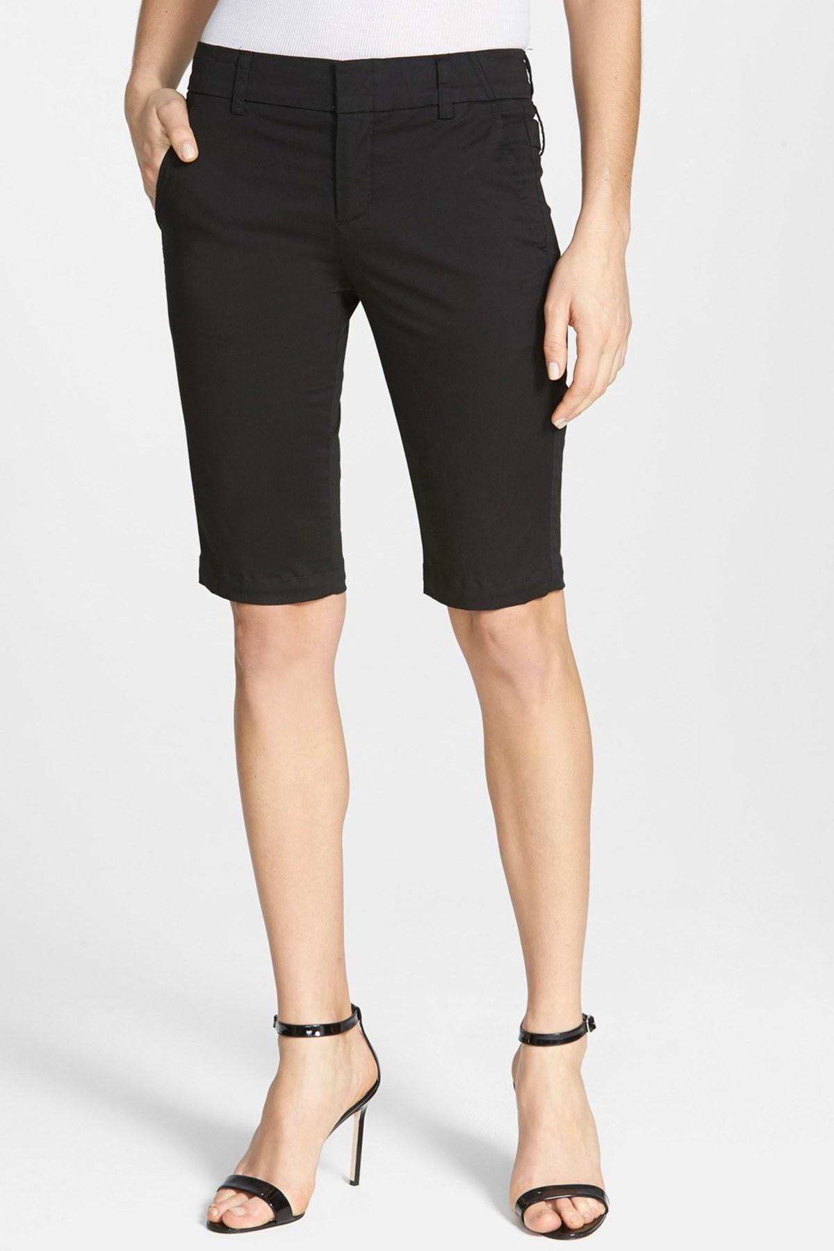 vince side buckle bermuda shorts