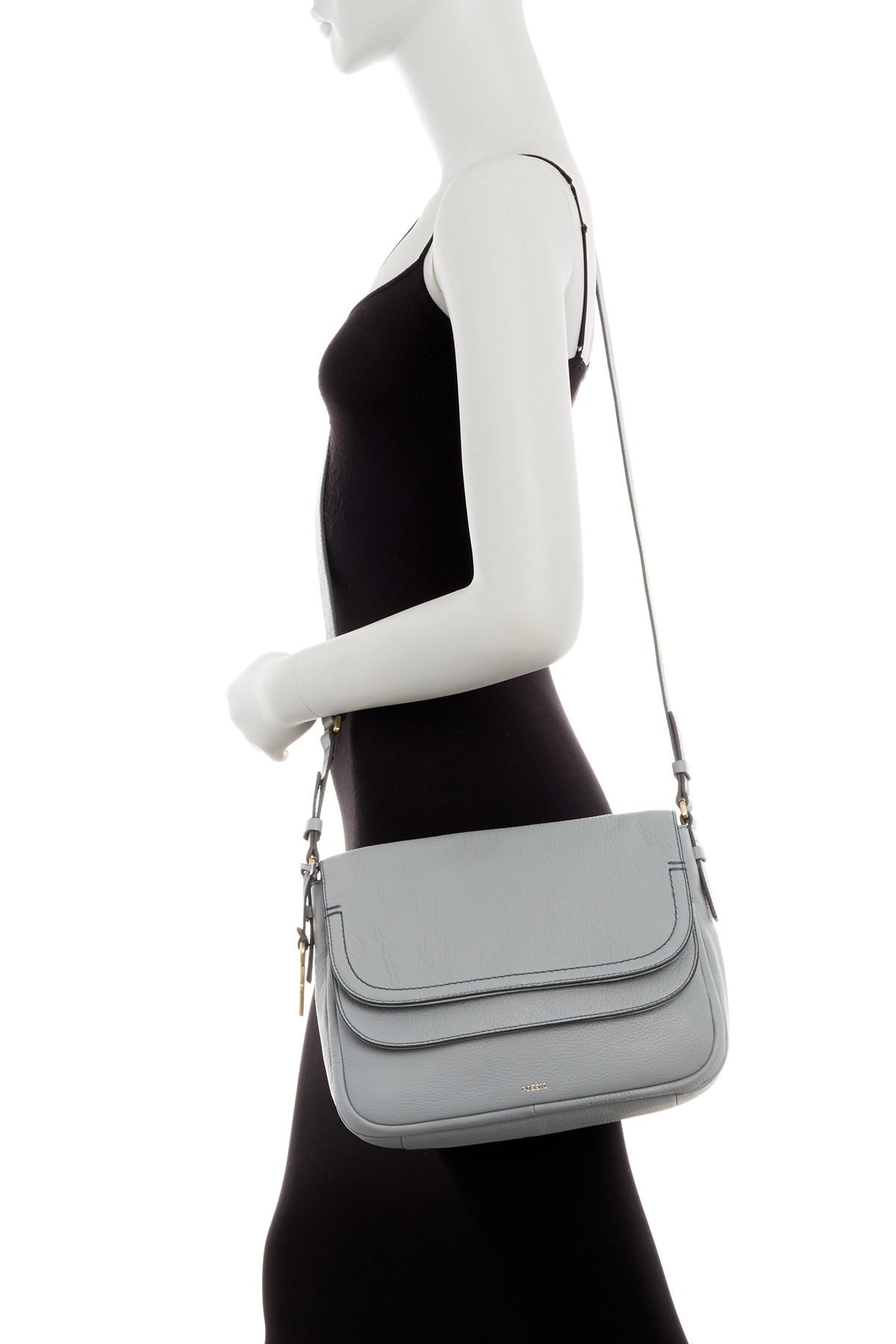 Fossil Peyton Large Leather Crossbody 