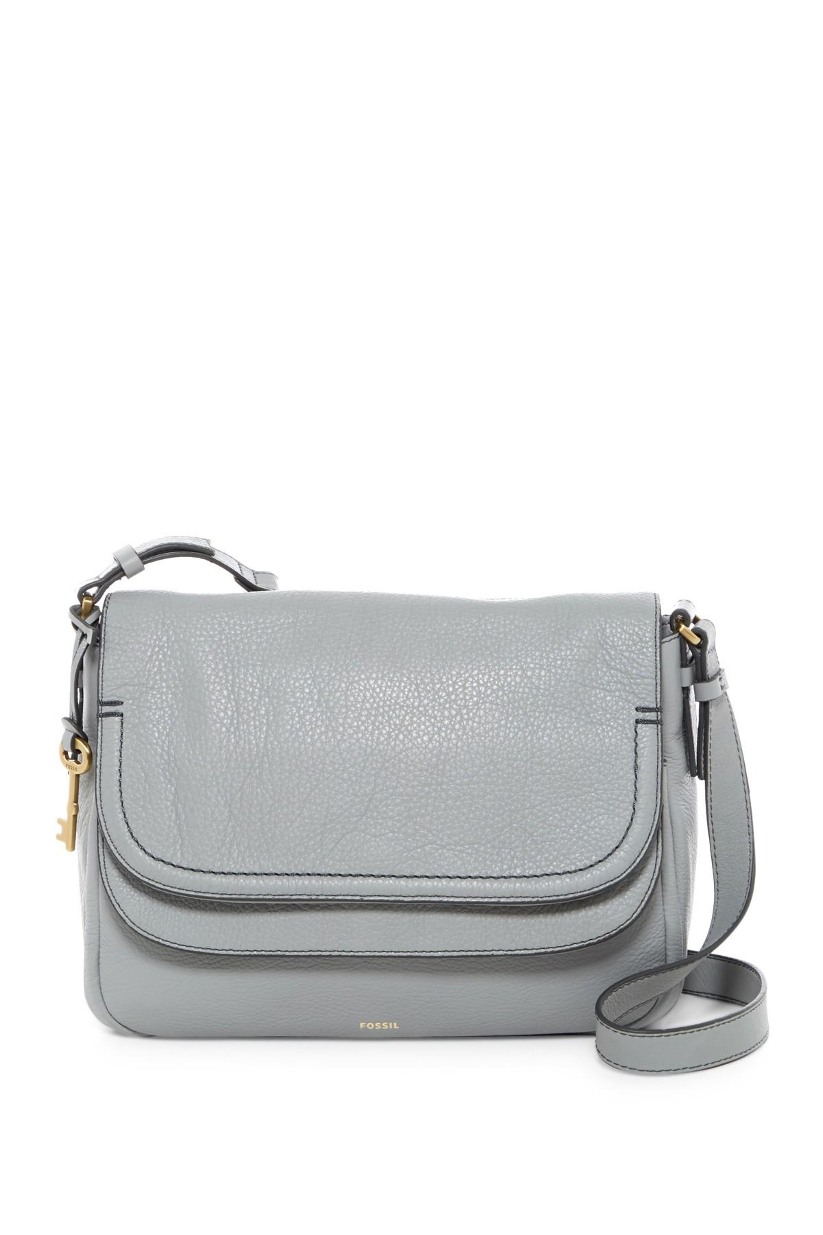 Fossil Peyton Large Leather Crossbody 