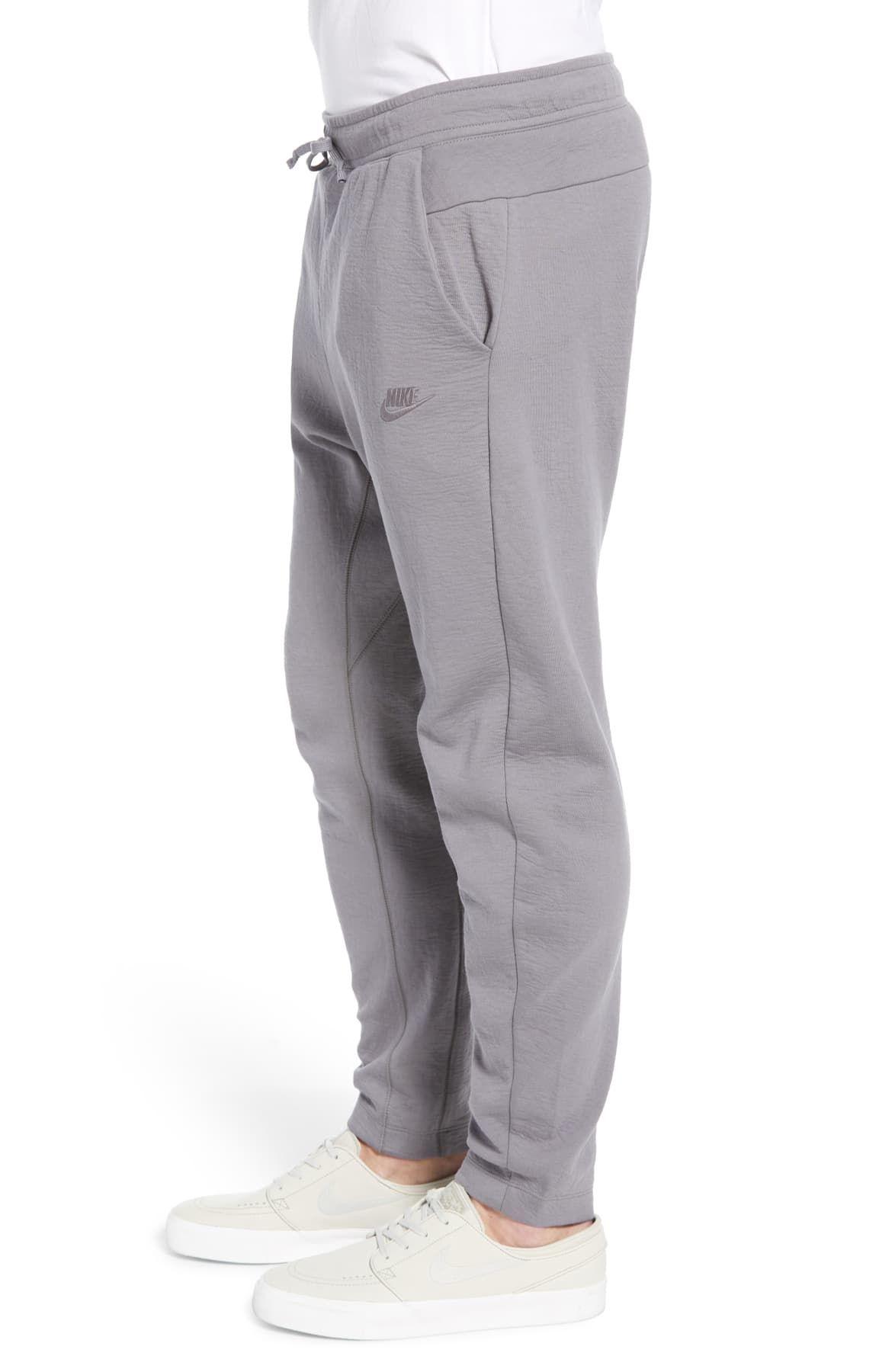 Nike Nsw Tech Jersey Sweatpants in Gray 