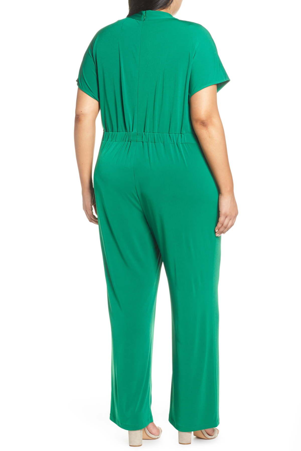 vince camuto cinched waist jumpsuit