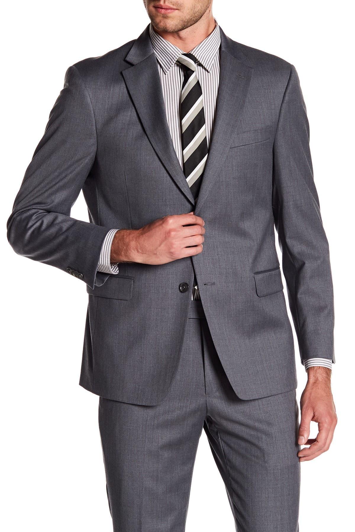 Tommy Hilfiger Adams Modern Fit Th Flex Performance Wool Blend Suit  Separates Jacket - Extended Sizes Available in Grey (Gray) for Men | Lyst