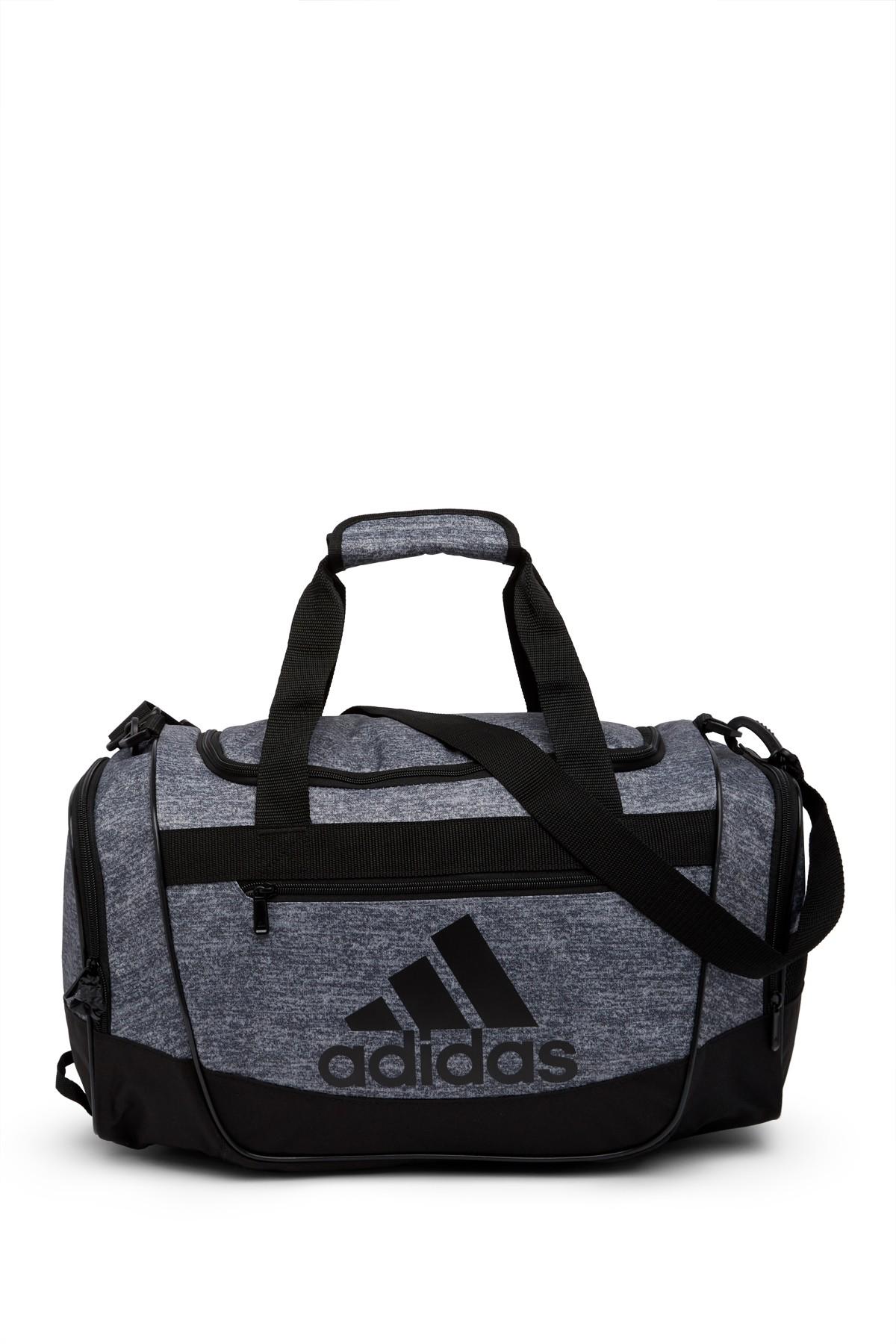 adidas Synthetic Defender Iii Small Duffel (onix Jersey/black ... adidas Synthetic Defender Iii Small Duffel (onix Jersey/black ...