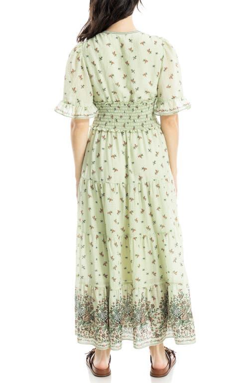 high neck sleeveless formal dress The Marin and statement floral waist main image 1