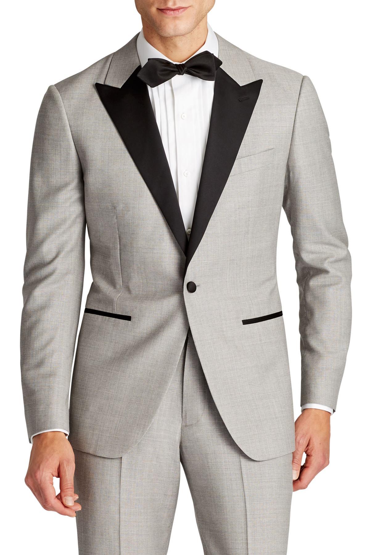 gray dinner jacket