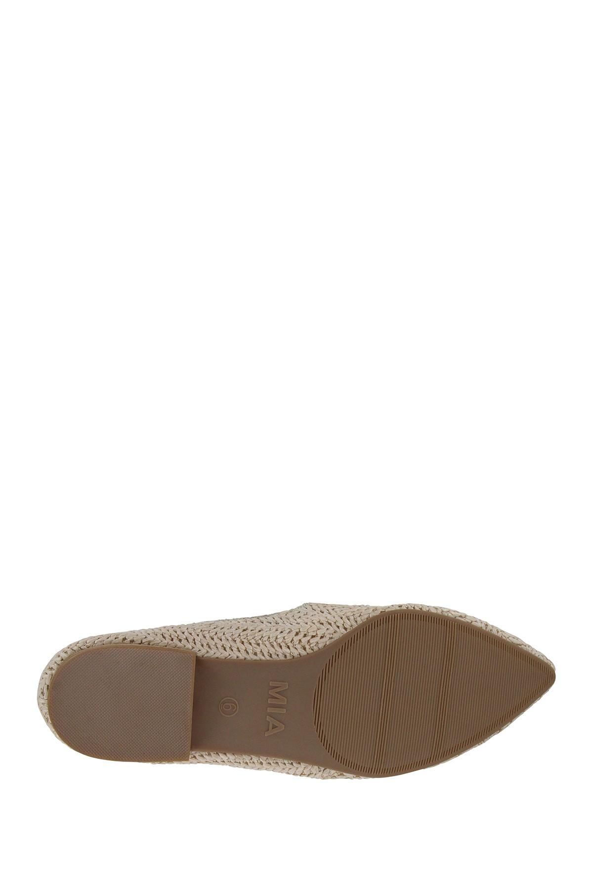 mia johona woven mule
