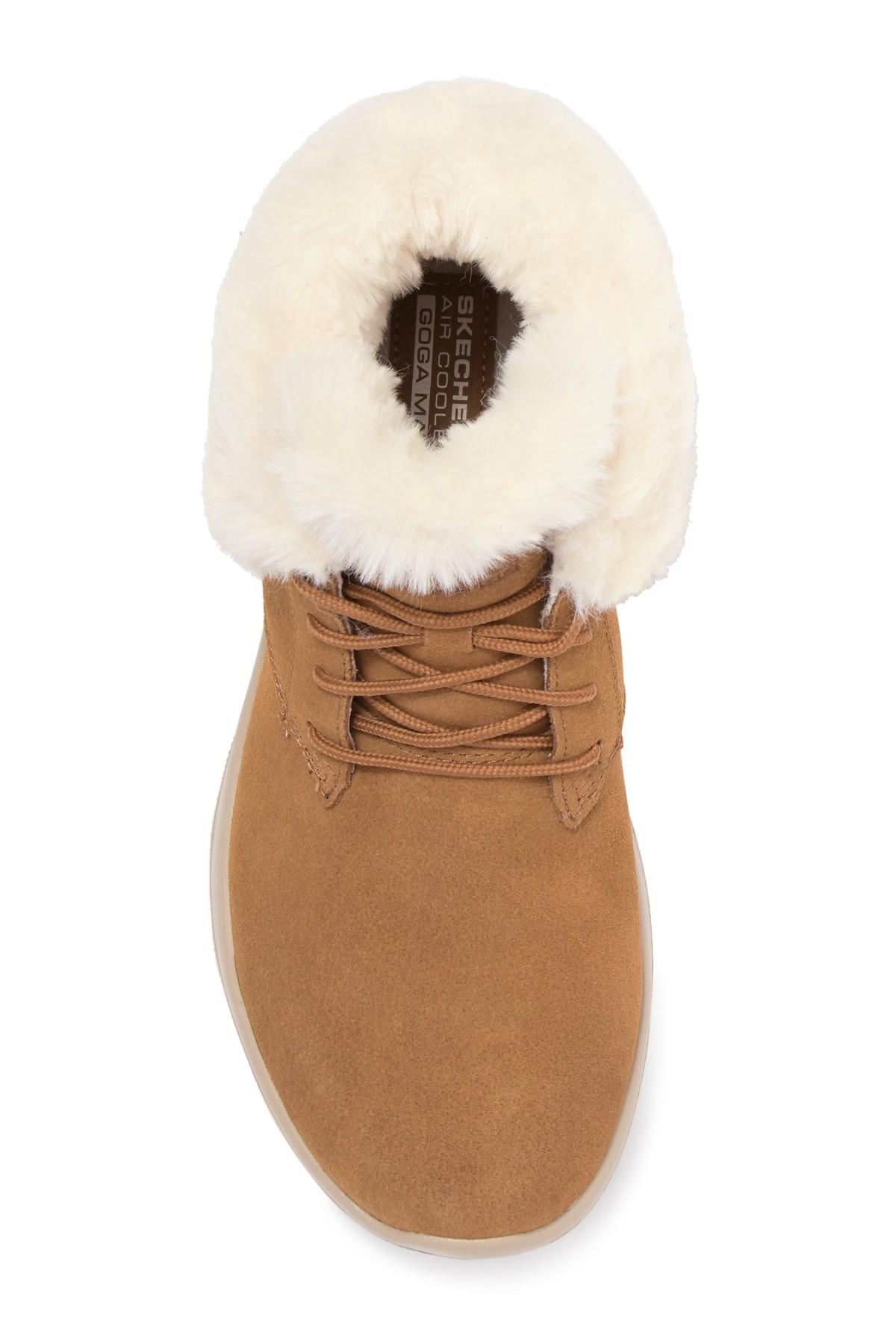 skechers fur lined boots