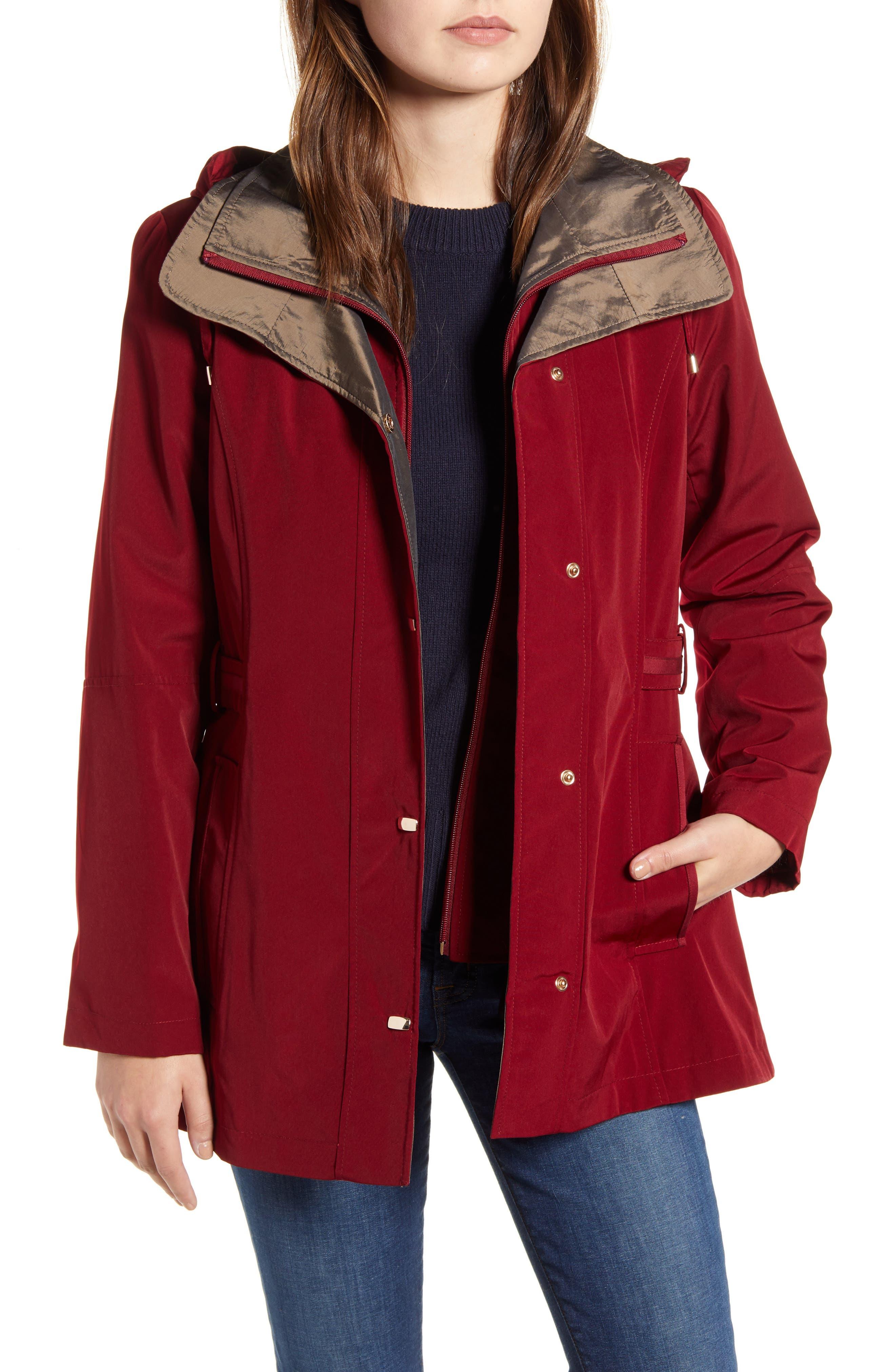 Gallery Raincoat With Removable Hood 
