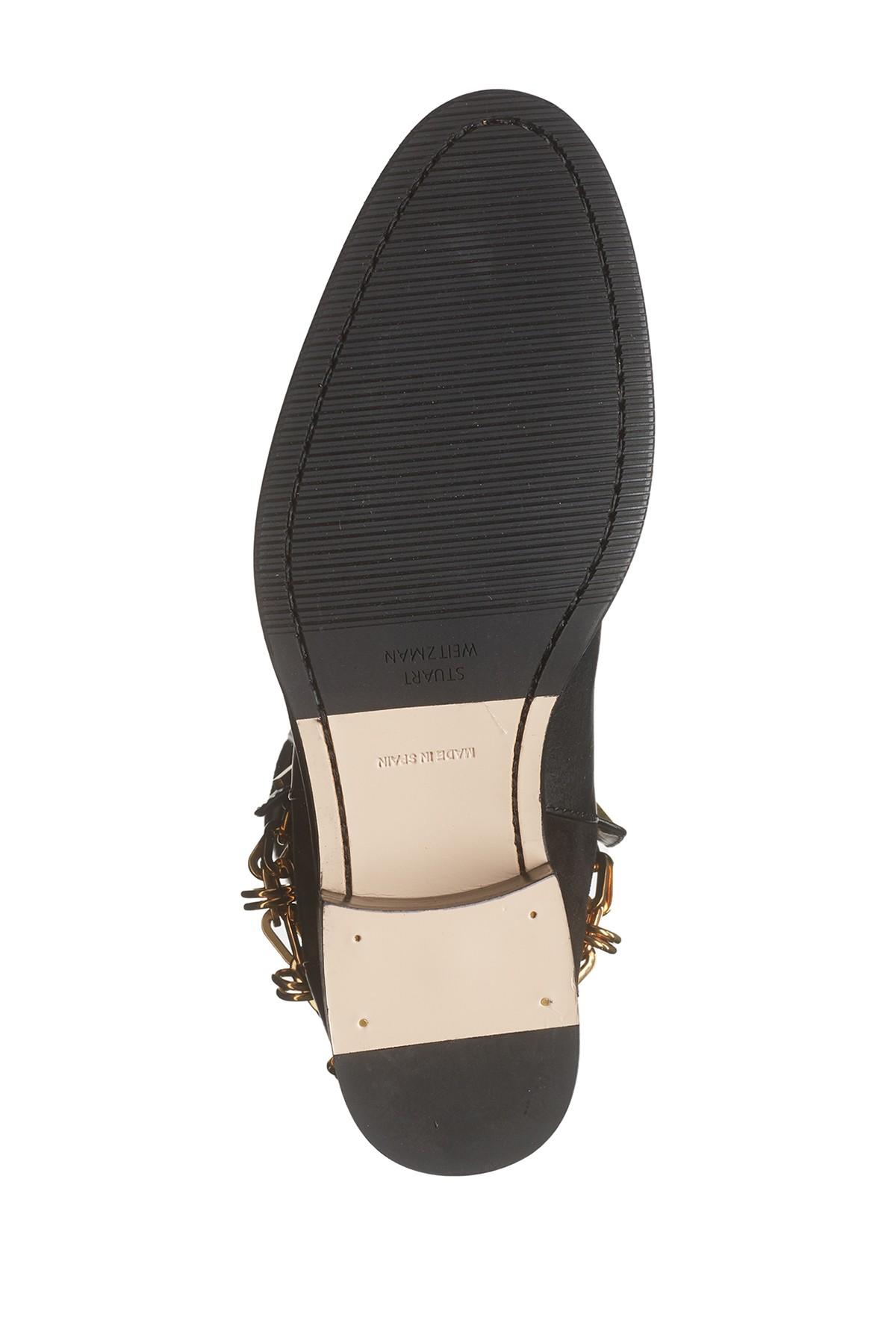 stuart weitzman chain tall boot