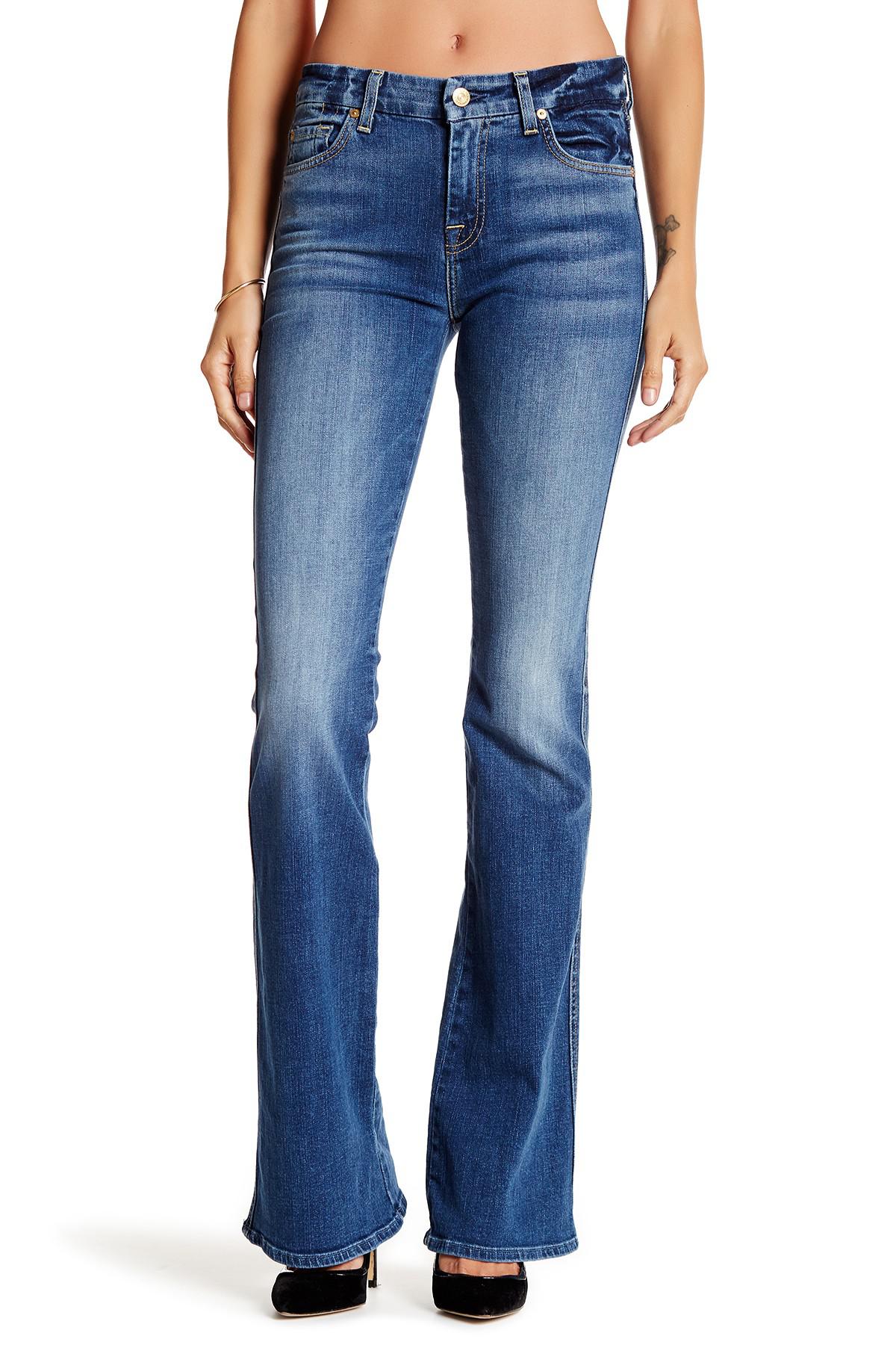 7 For All Mankind A-pocket Bootcut Jean in Blue | Lyst