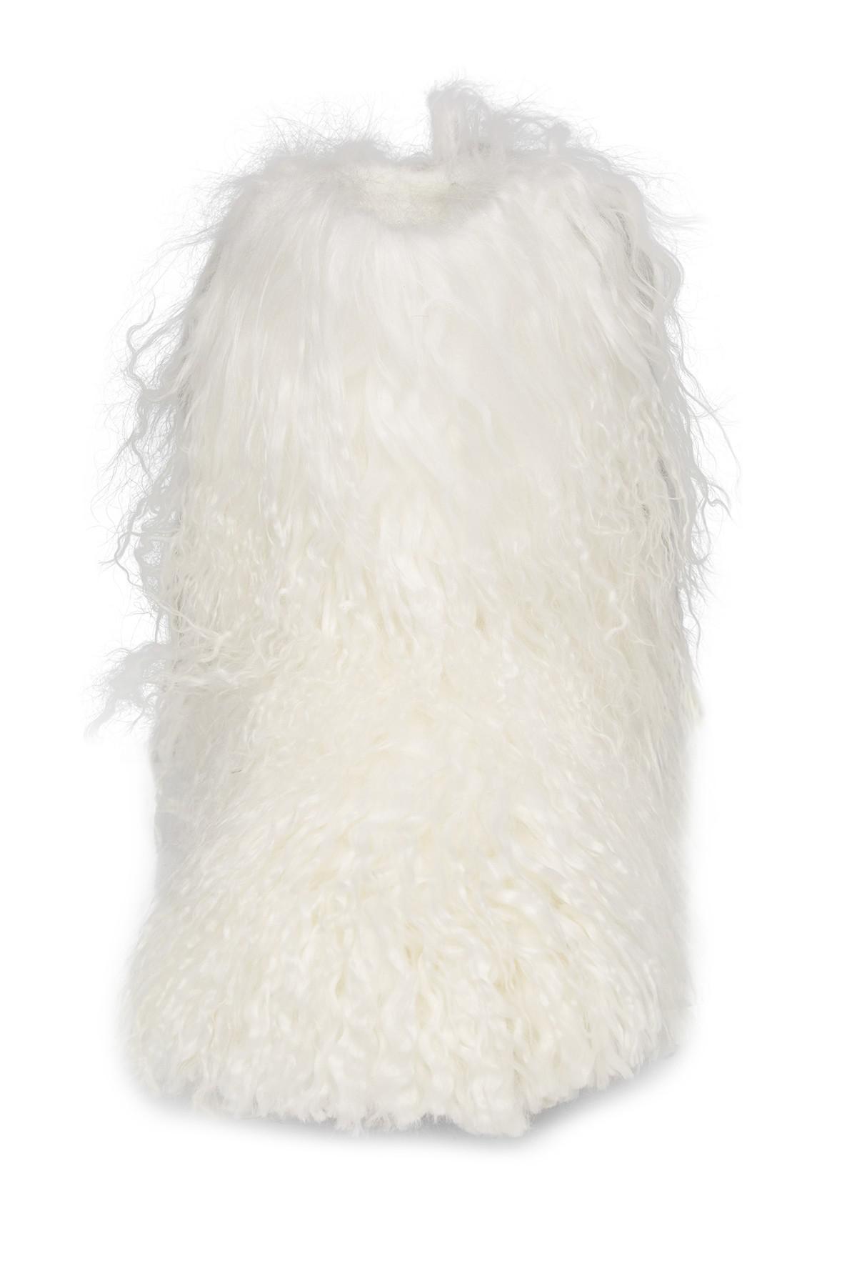 fluff momma mongolian genuine sheepskin boot