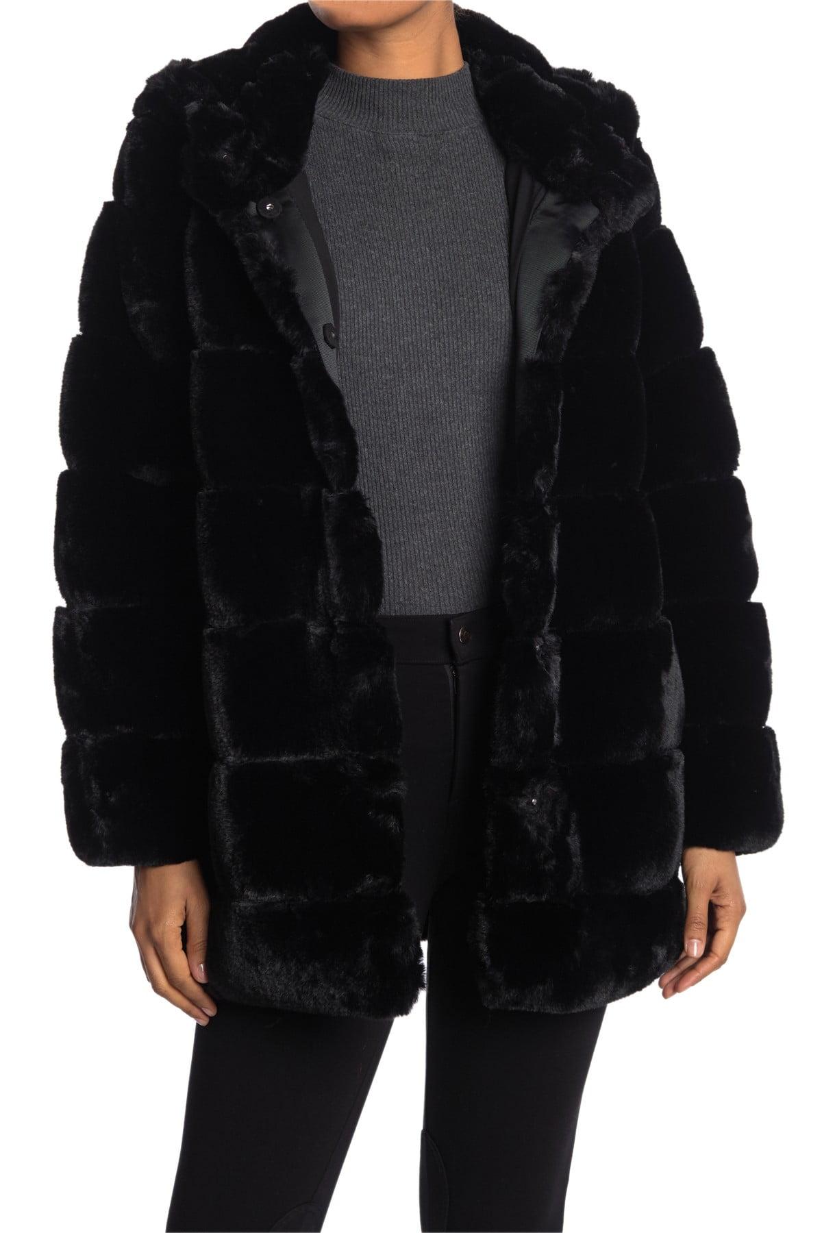bcbg faux fur jacket