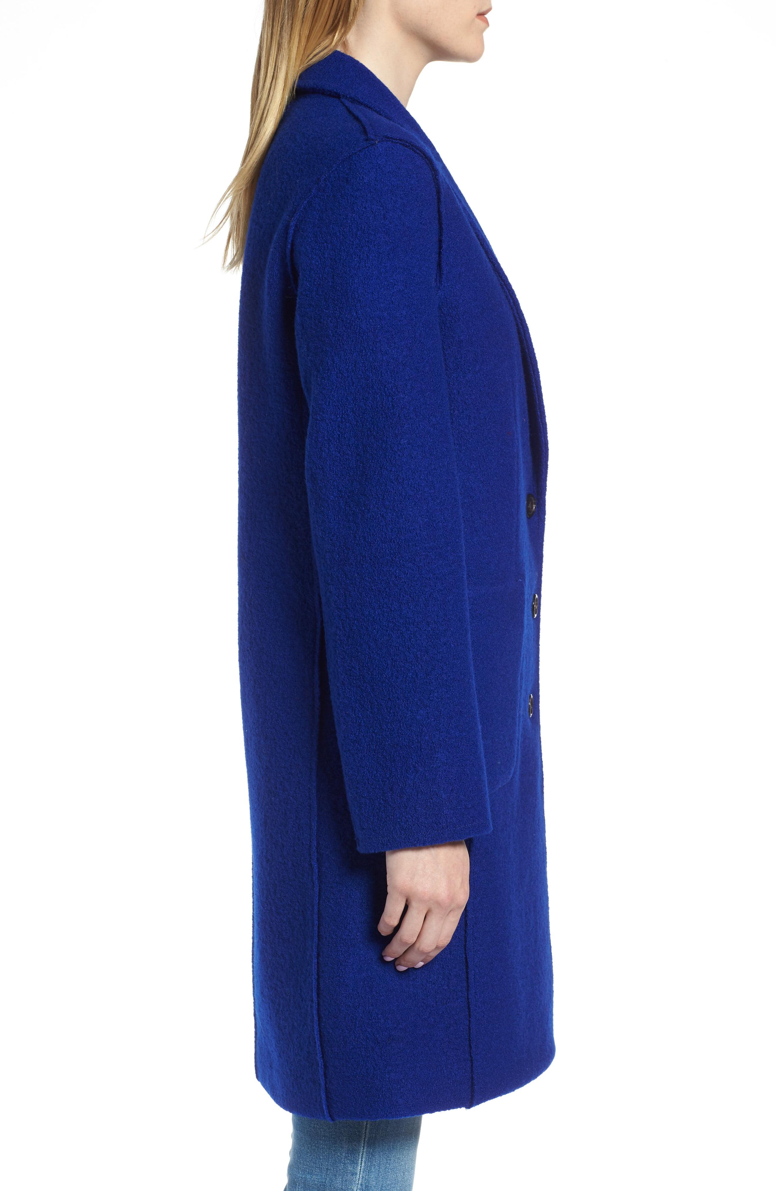 olga boiled wool topcoat