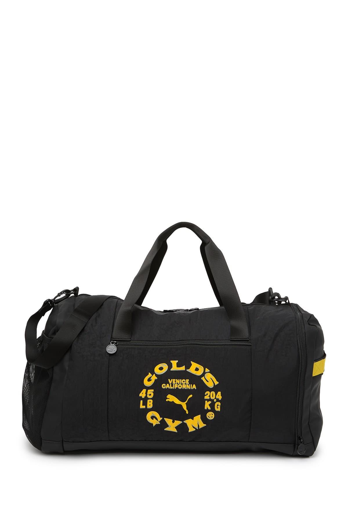 PUMA Synthetic X Gold's Gym Training Bag in Black for Men Lyst
