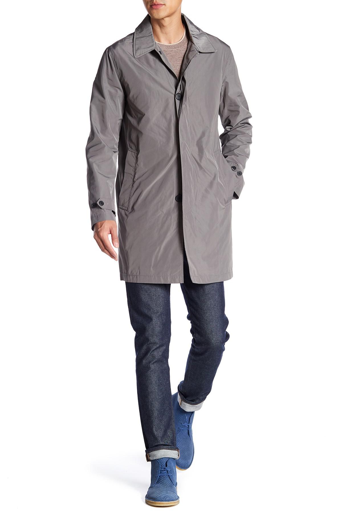 Lyst Jack Spade Packable Trench Coat in Gray for Men
