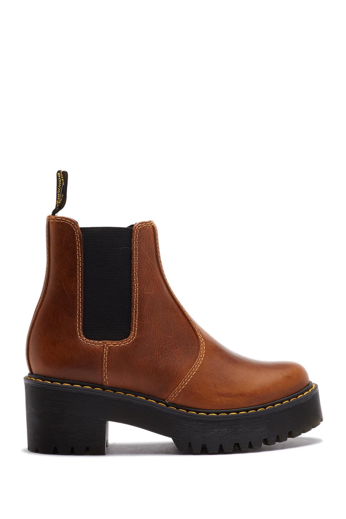 rometty platform chelsea boots