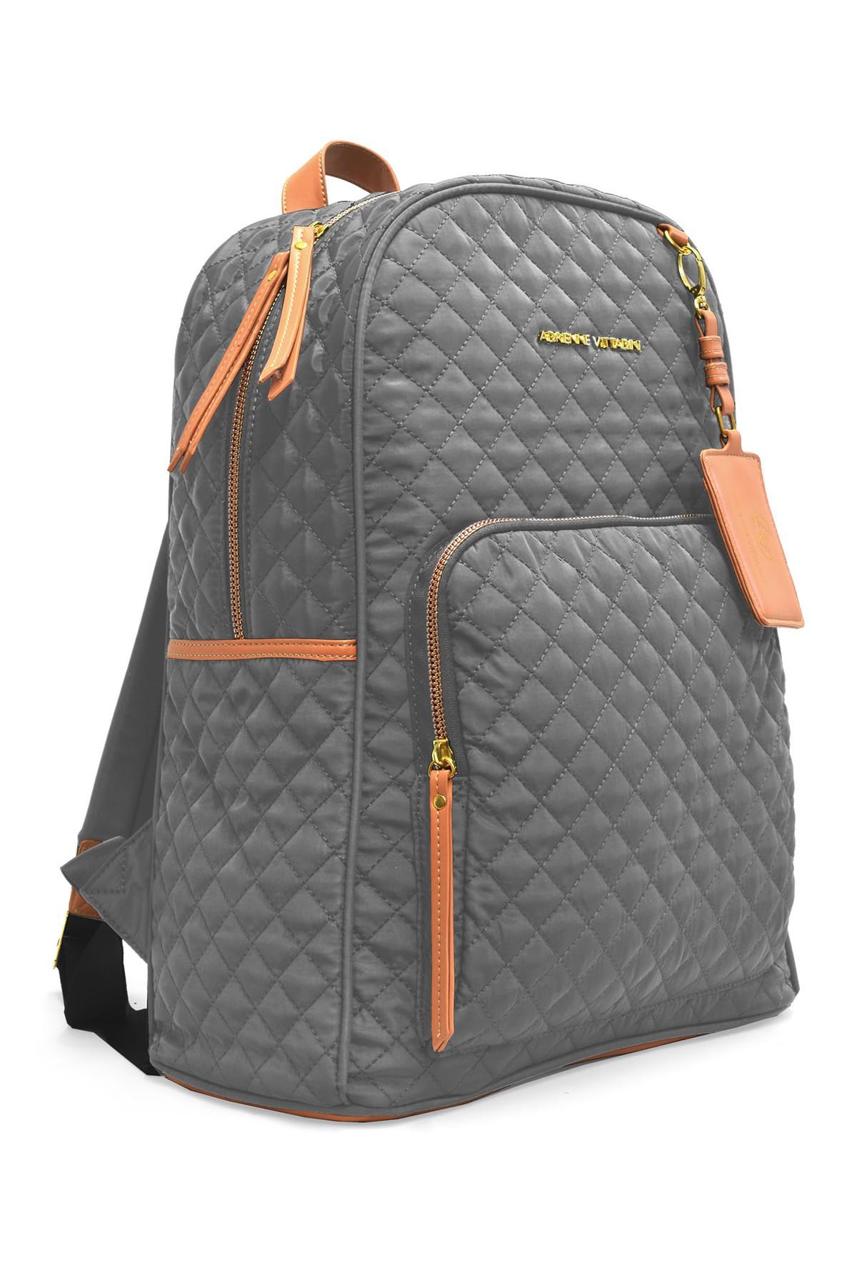 adrienne vittadini backpack quilted