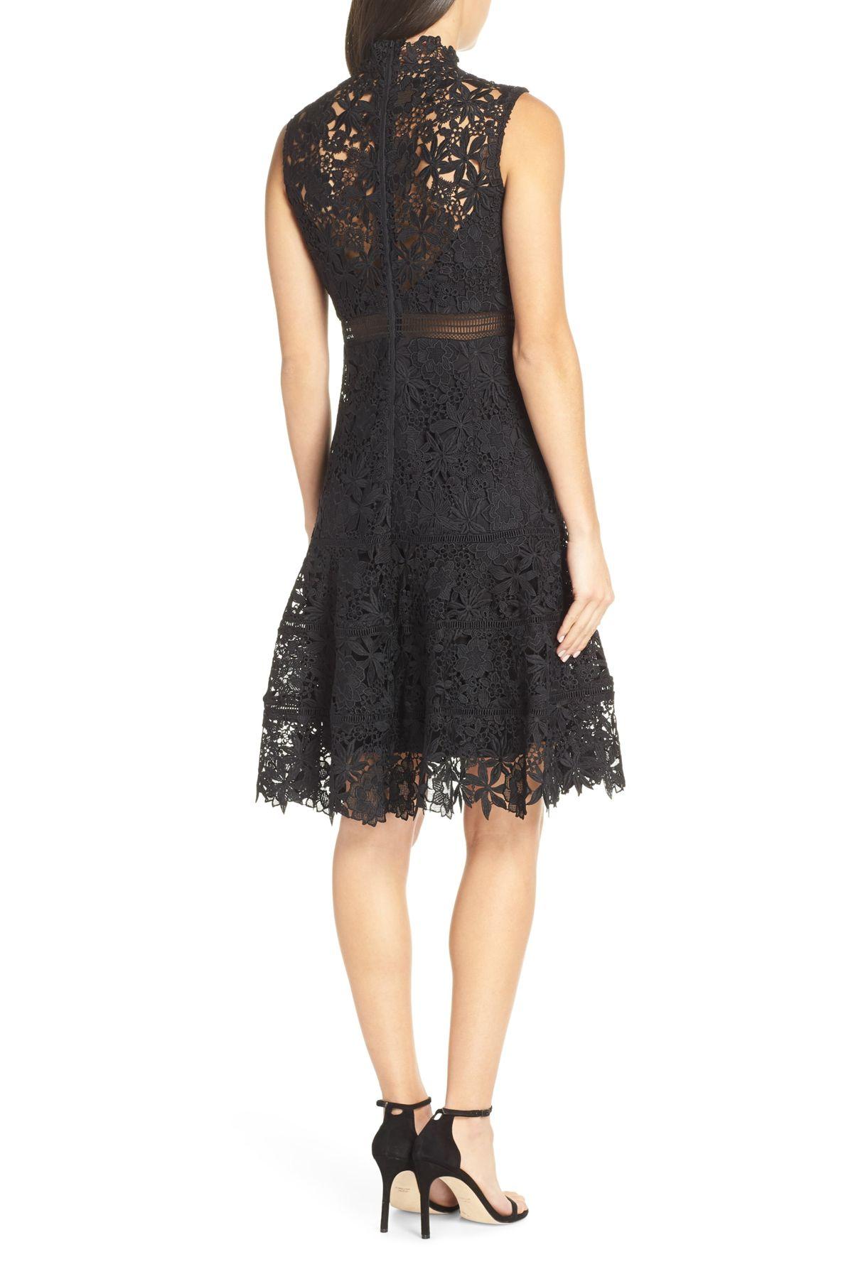 elise lace cocktail dress