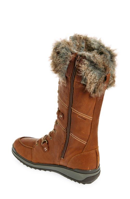 Merrell Snowcreek Faux Fur Lined Waterproof Winter Boot Br in Brown Lyst