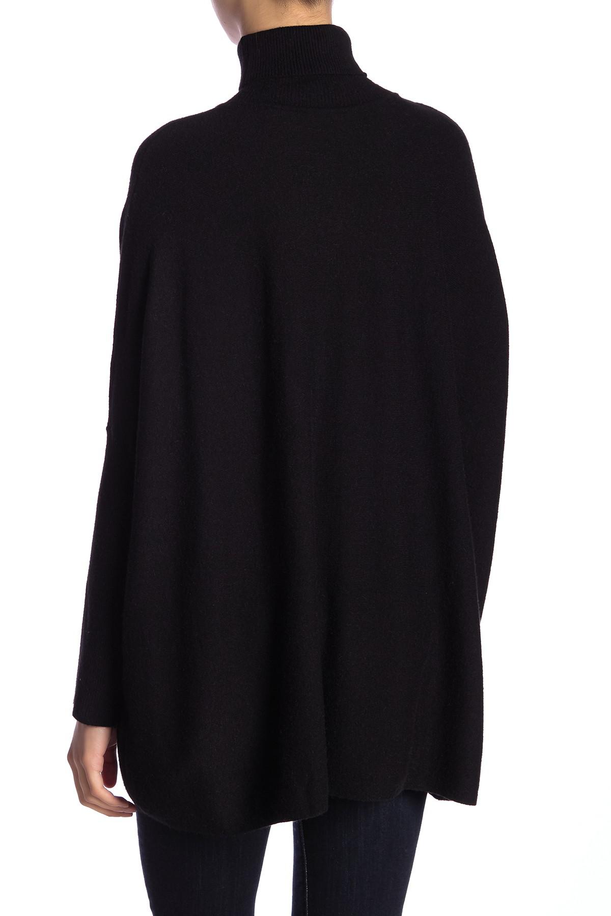 joseph a turtleneck poncho sweater