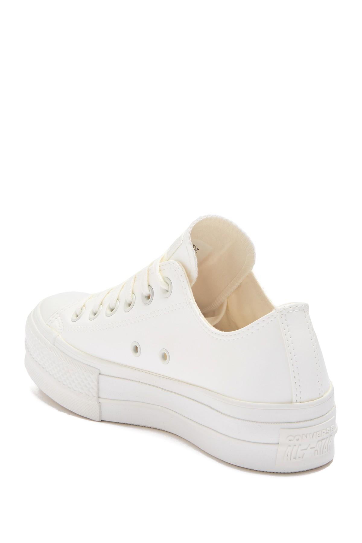 chuck taylor all star lift platform sneaker vintage white