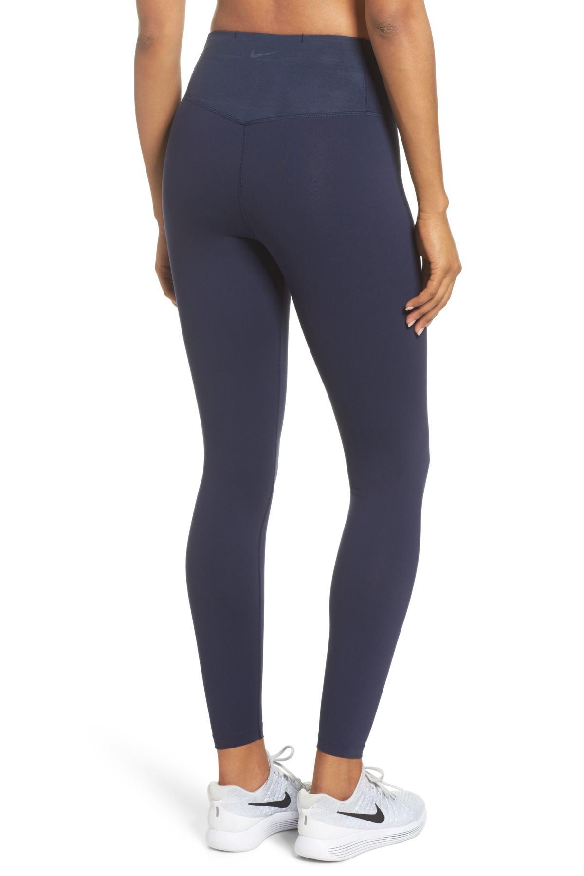 Nike Sculpt Lux Training Tights in Blue 