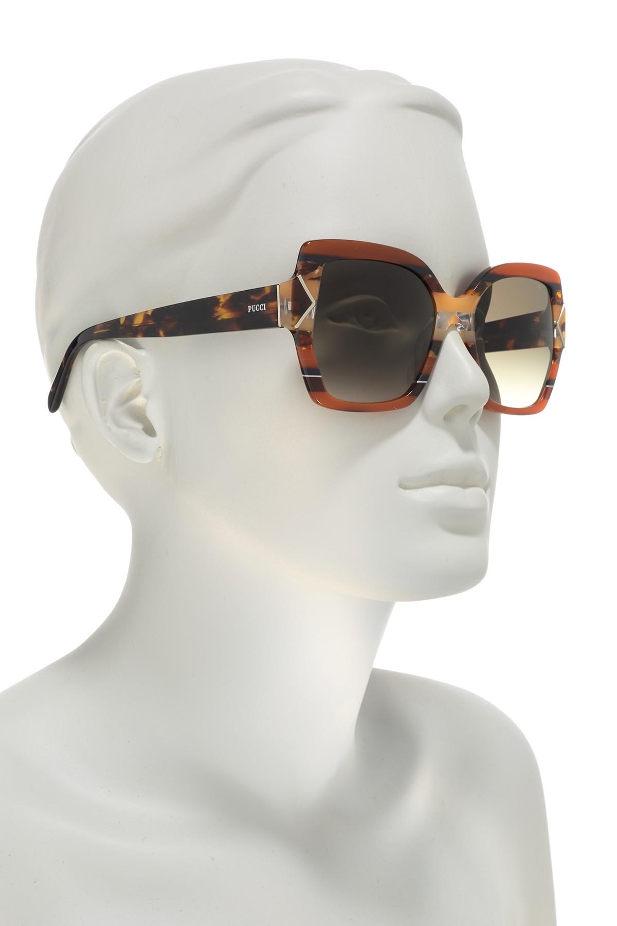 Emilio Pucci Oversized Sunglasses