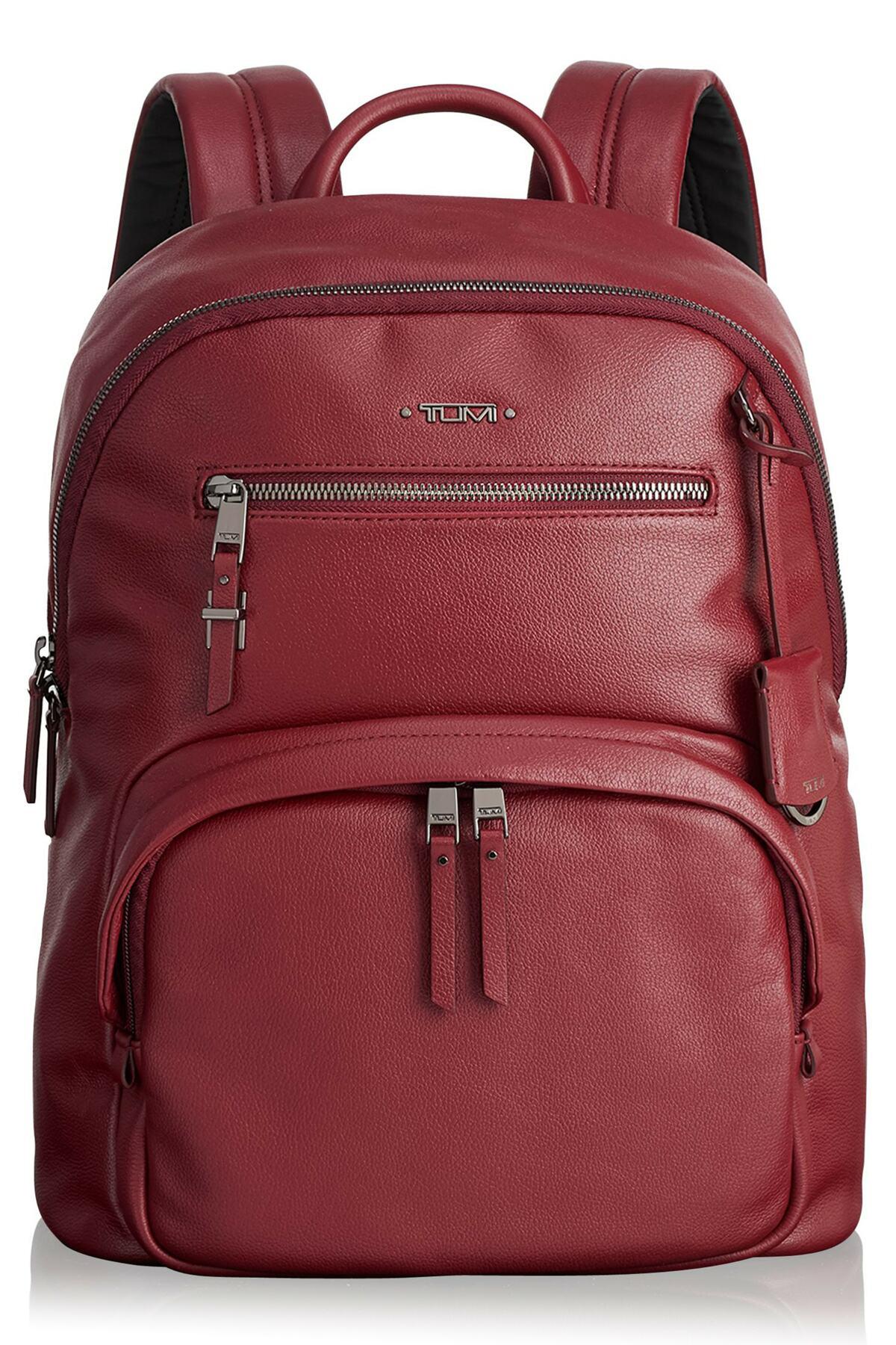 hagen backpack leather