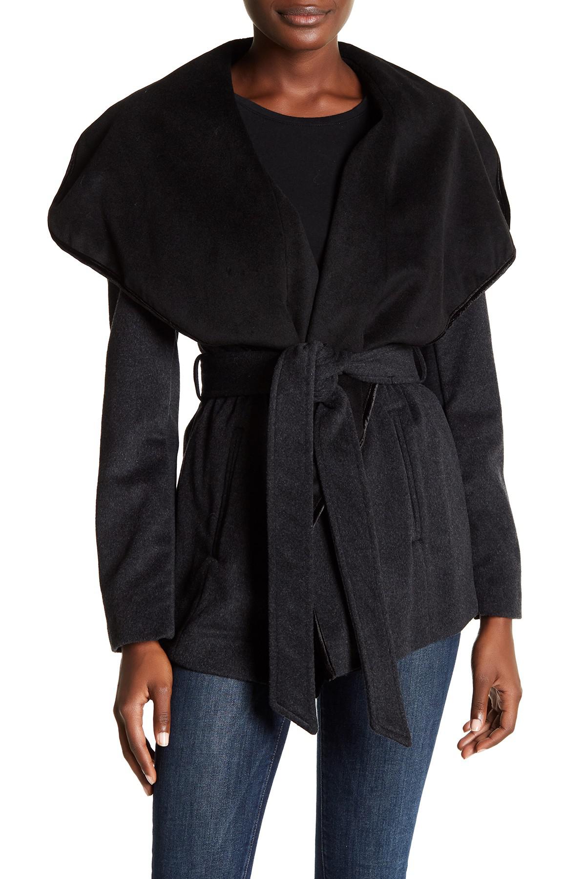 shawl collar wool jacket