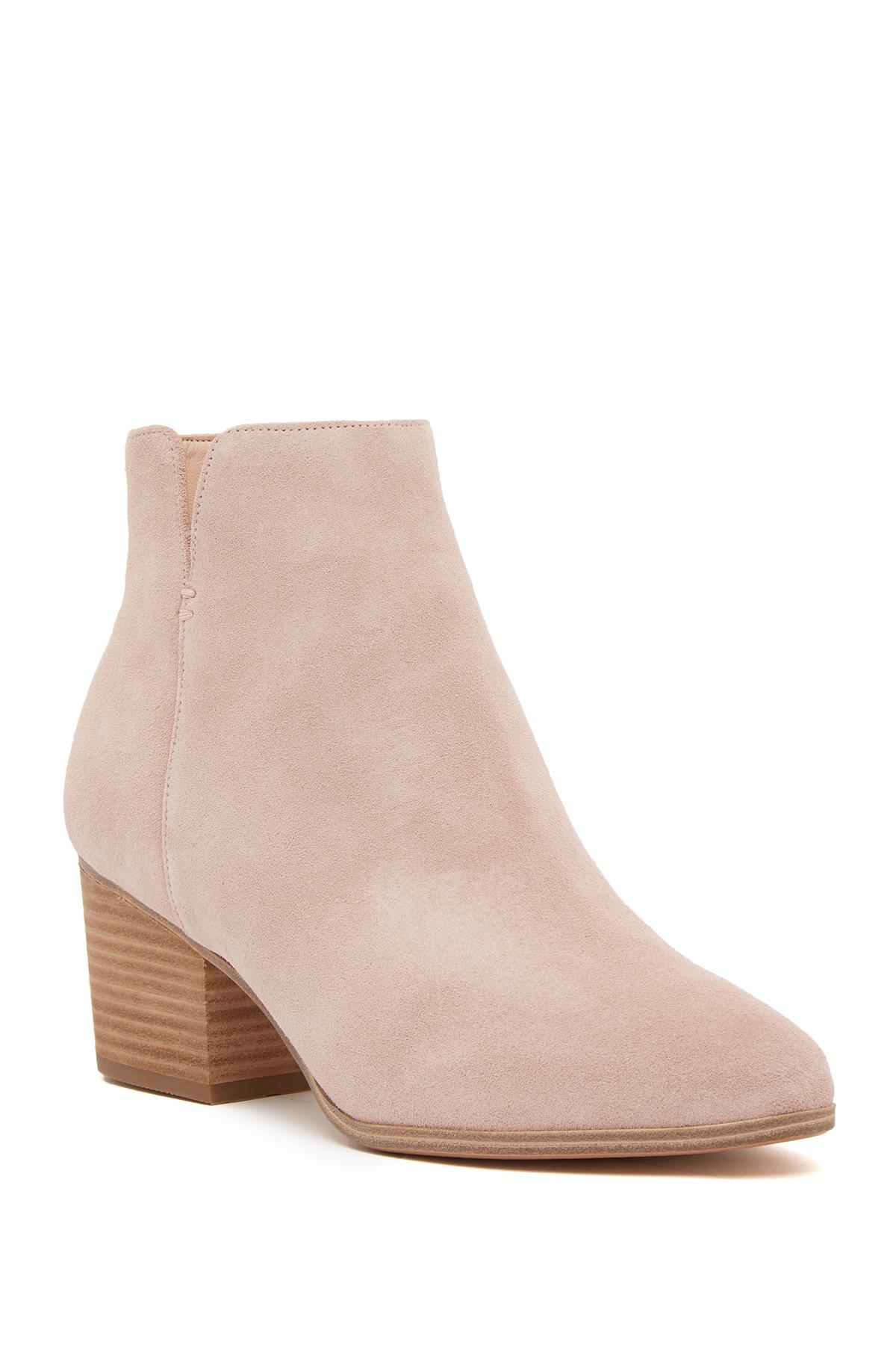 ALDO Sevi Suede Ankle Boot in Light Pink (Pink) - Lyst