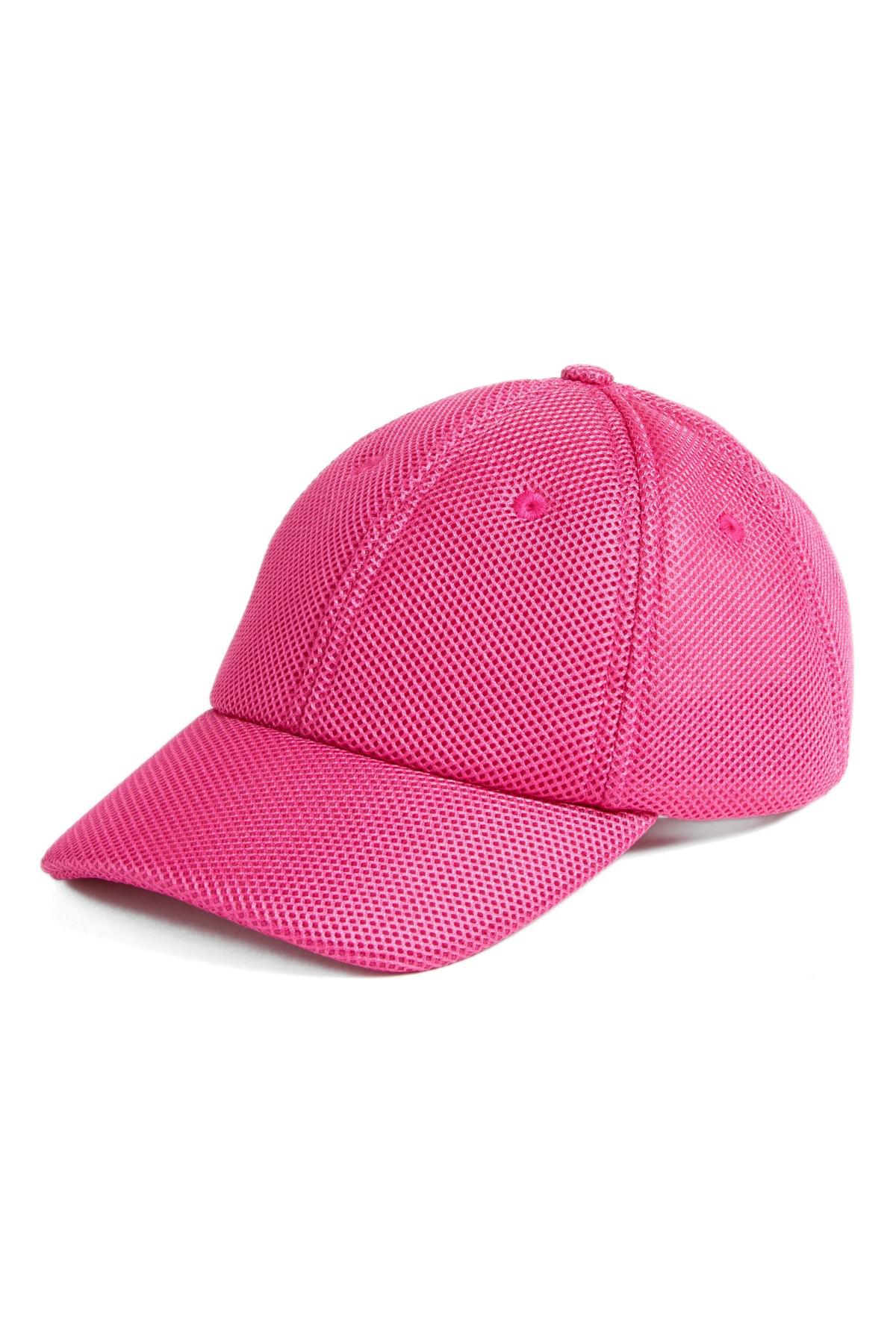 Ivy Park Mesh Baseball Cap in Fuchsia 