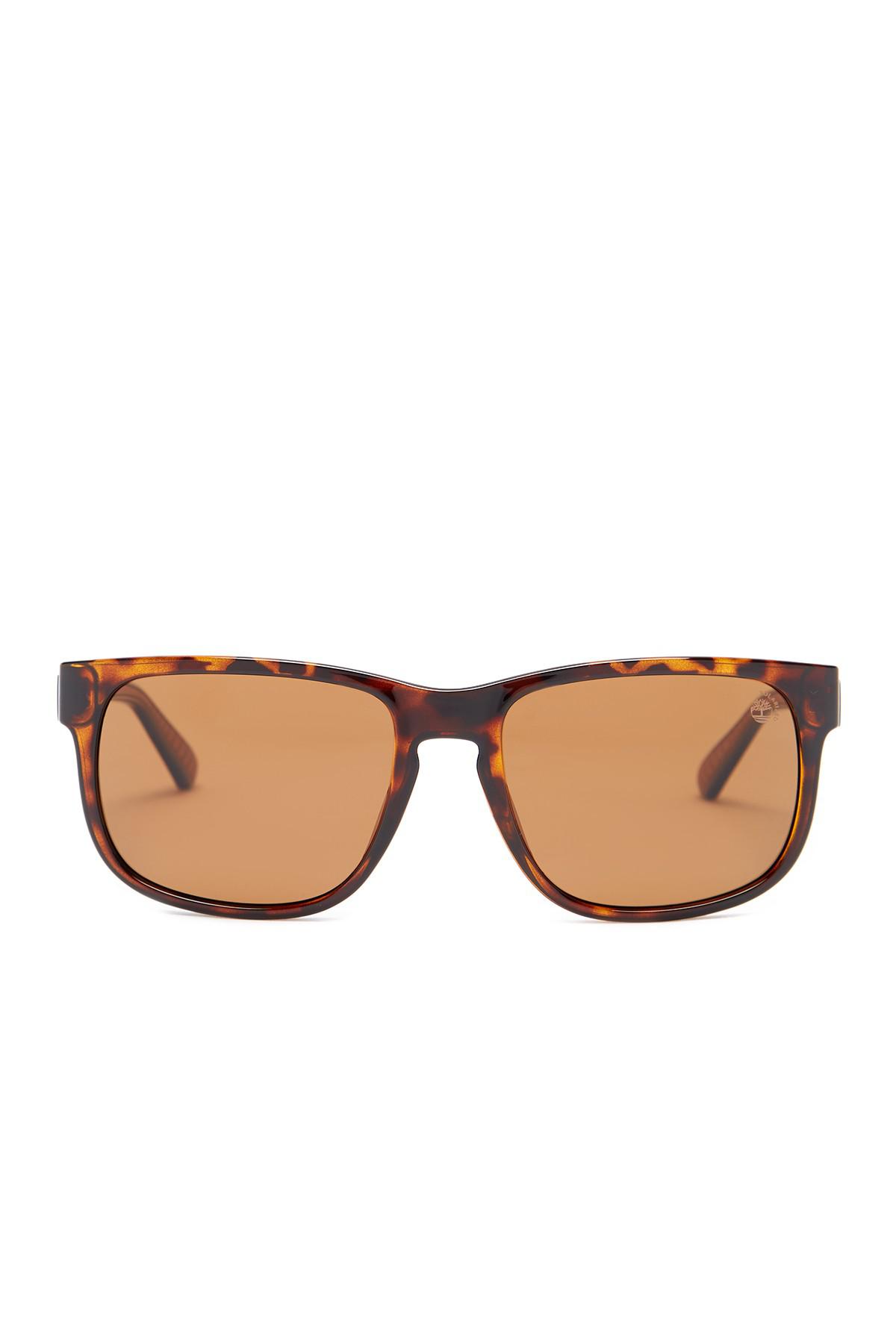 Lyst - Timberland Polarized 57mm Retro Sunglasses in Brown for Men
