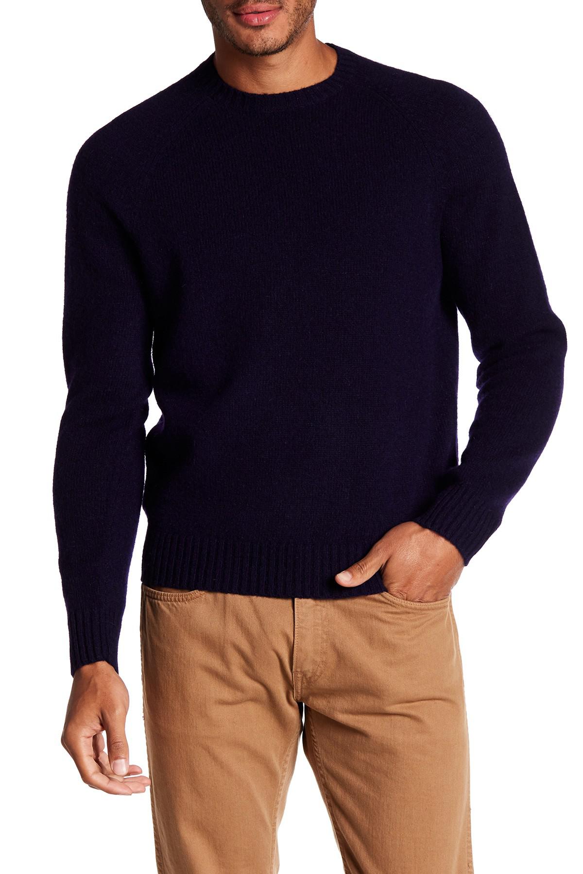 Lyst - Brooks Brothers Shetland Wool Sweater in Blue for Men