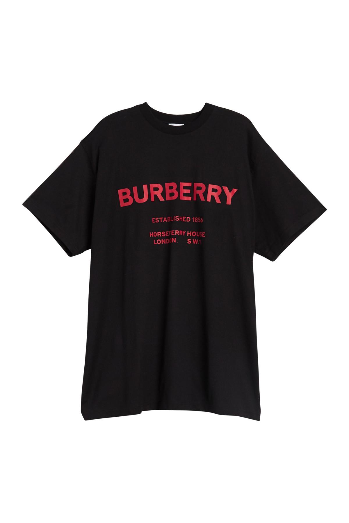 Burberry Horseferry Print Cotton T-shirt in Black for Men - Lyst