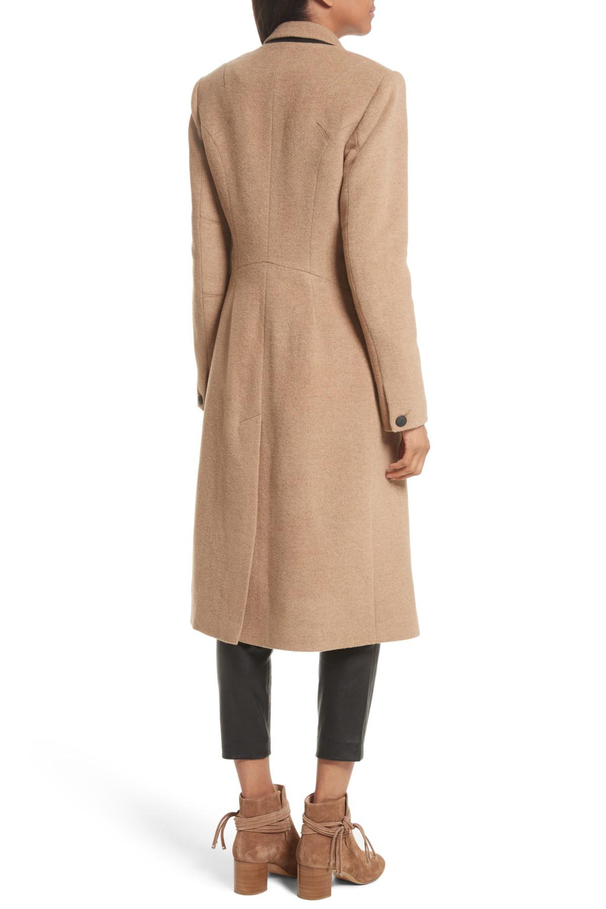 Rag And Bone Daine Coat Camel : Rag & bone womens daine brown wool ...