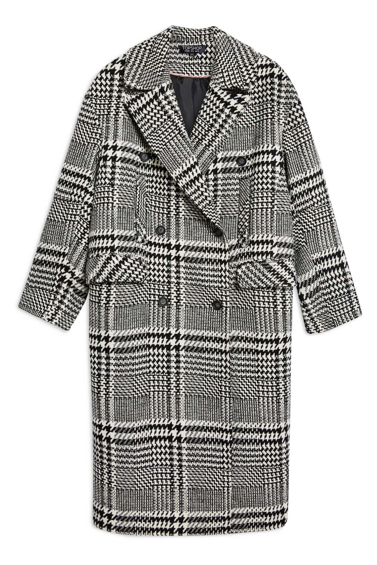 topshop checked jacket