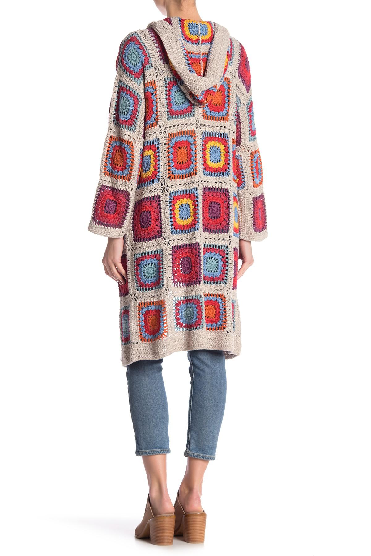 Johnny Was Synthetic Kamila Crochet Duster in Red Lyst