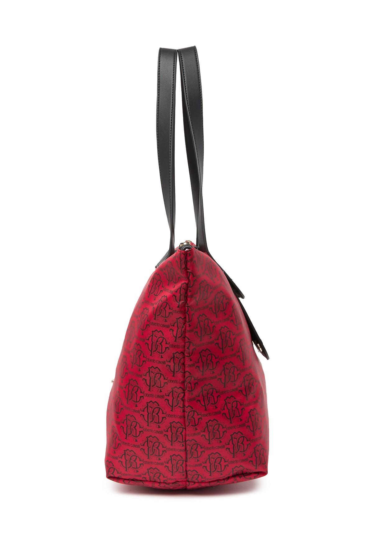 roberto cavalli folding large shopper