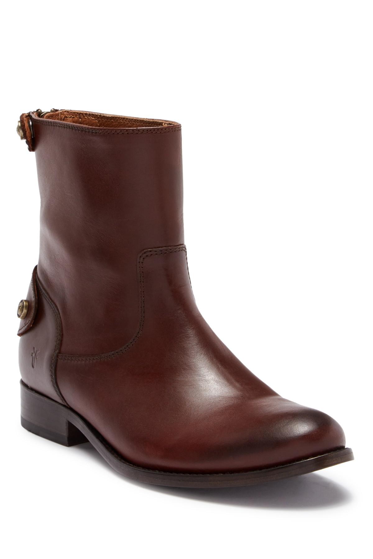 Melissa button back zip short boot best sale
