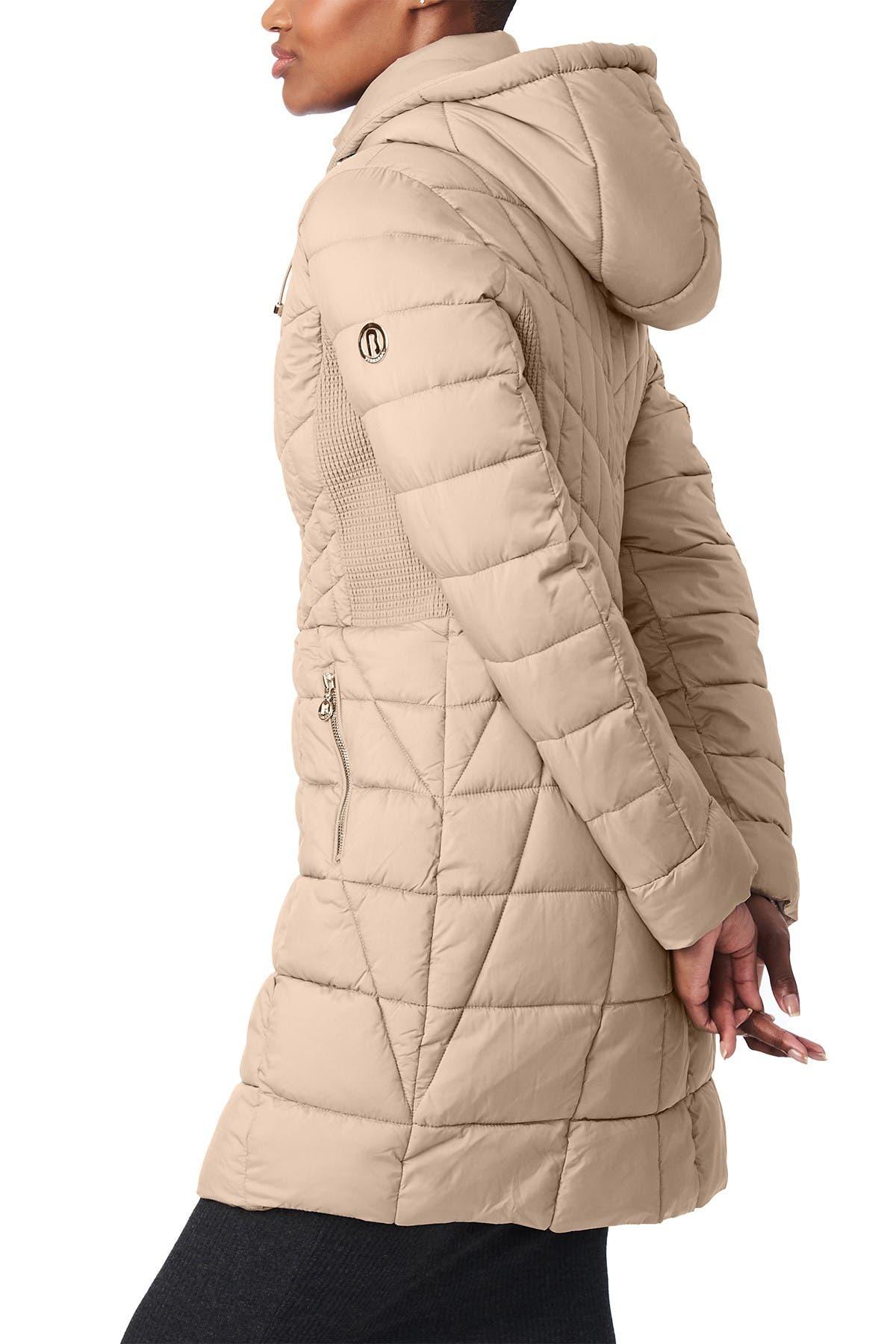 bernardo long puffer coat