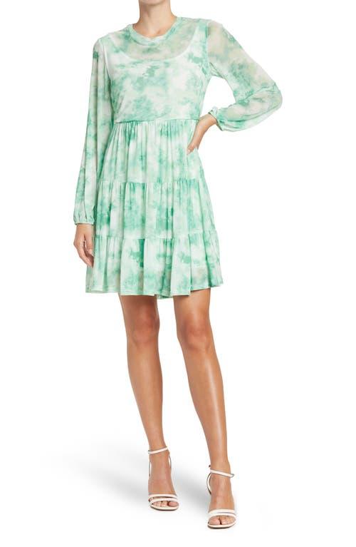 green blazer dress with belt Beyond Precious V-Neck Ruffle Babydoll Dress