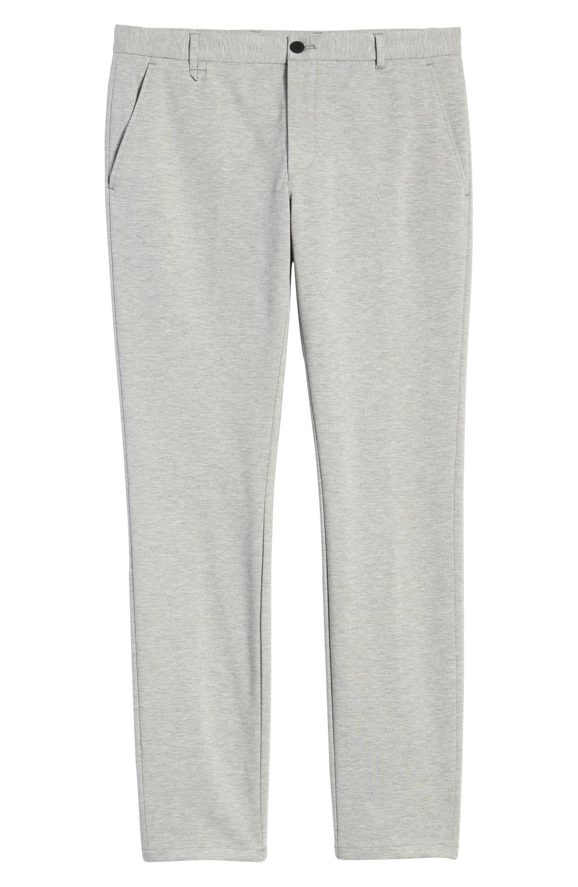 BOSS by HUGO BOSS Heldor Slim Fit Knit Pants in Gray for Men - Lyst