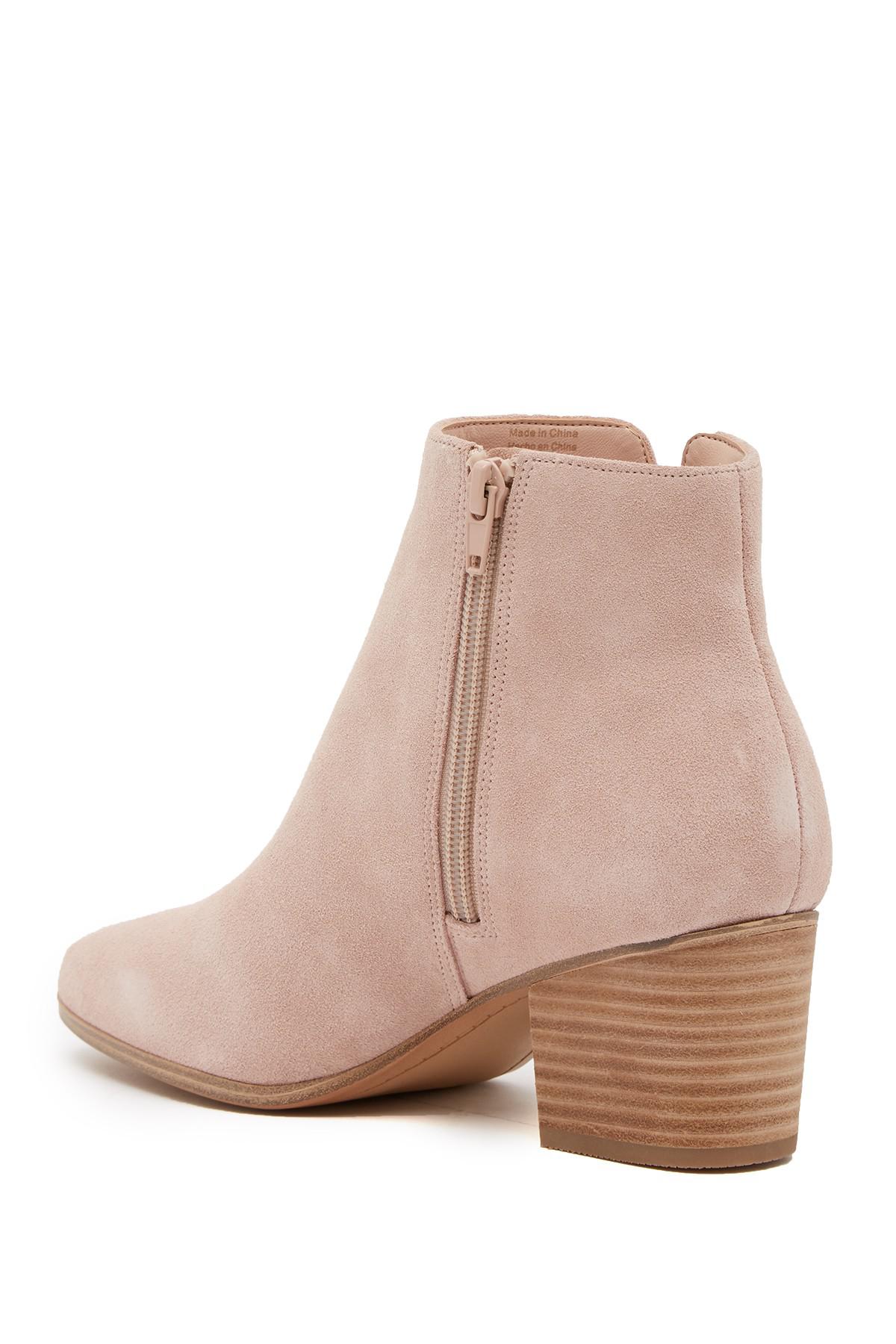 ALDO Sevi Suede Ankle Boot in Light Pink (Pink) - Lyst