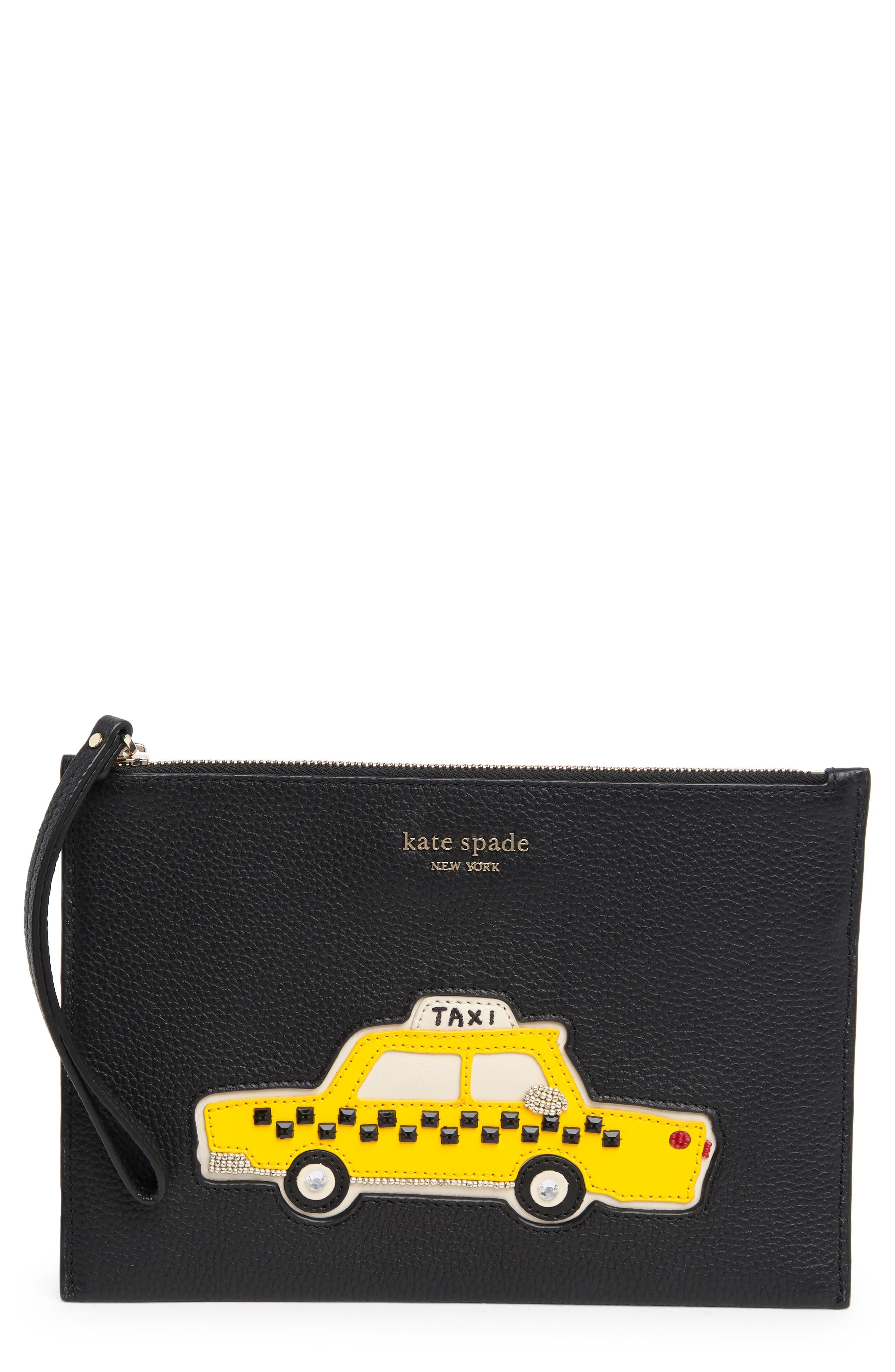 Kate Spade On Purpose Taxi Pouch in Black Lyst