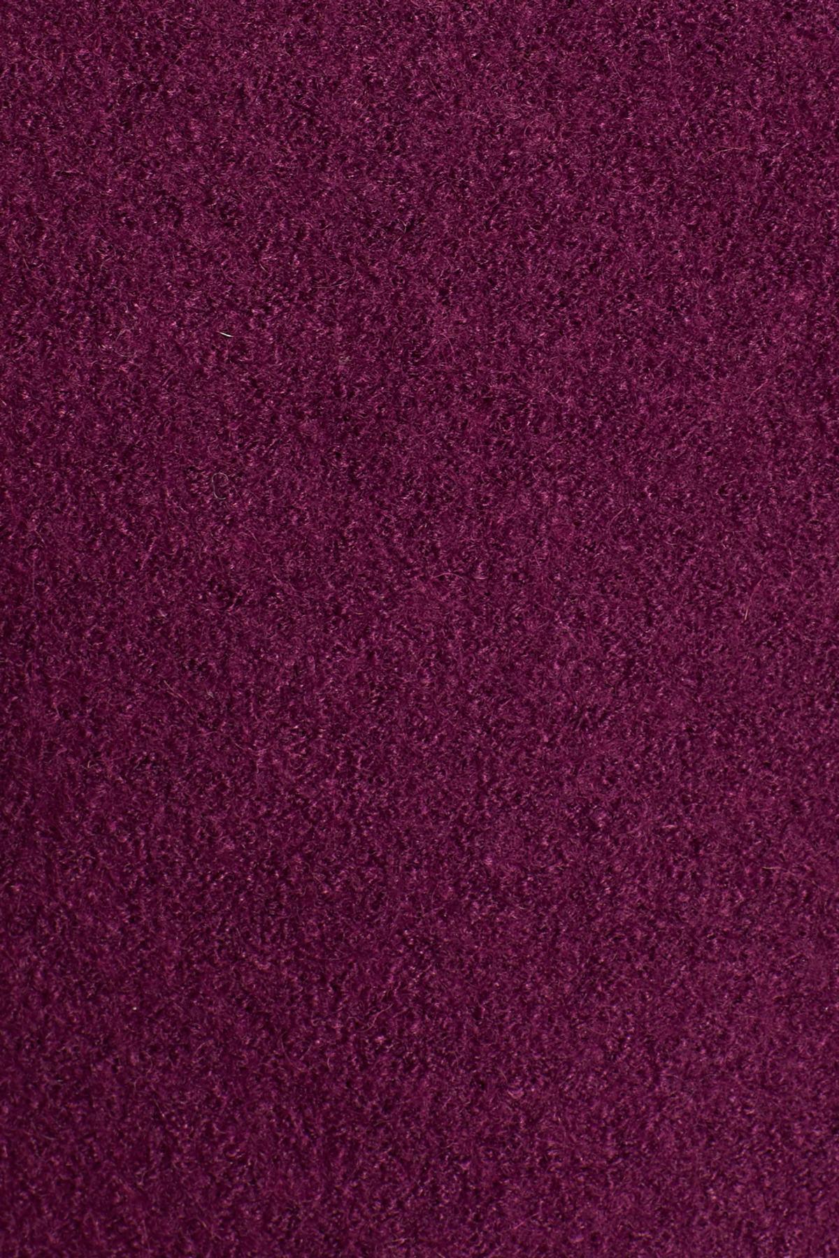 halogen asymmetrical wool blend coat