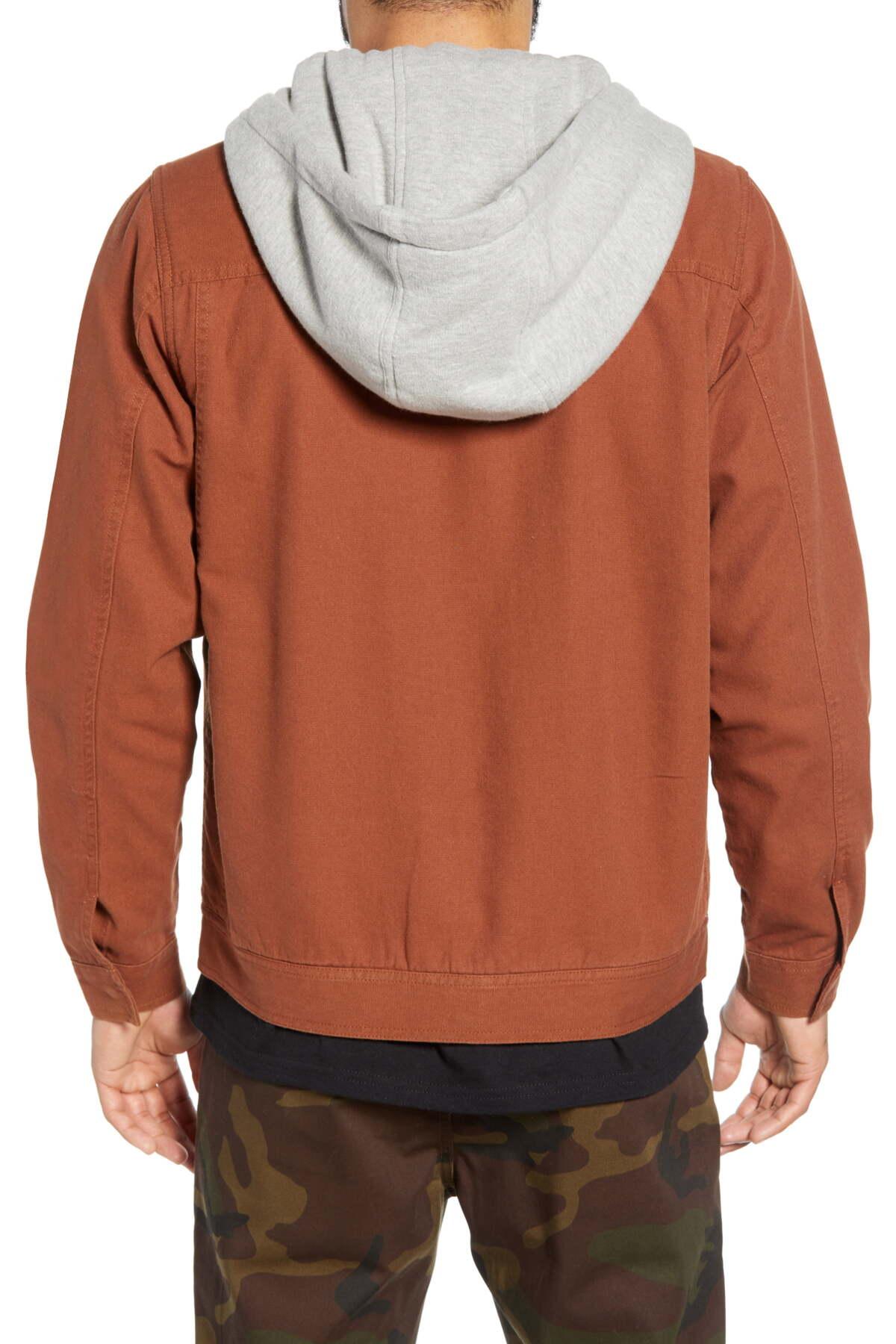 Vans Fleece Precept Hooded Trucker Jacket for Men Lyst