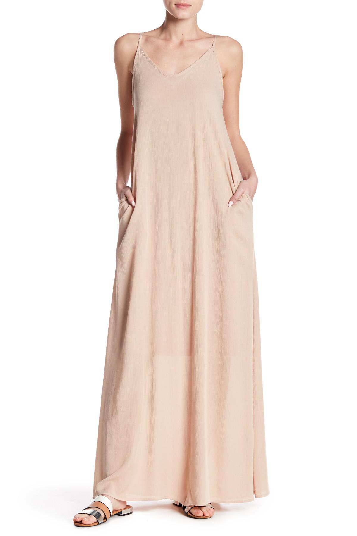 west kei gauze maxi dress